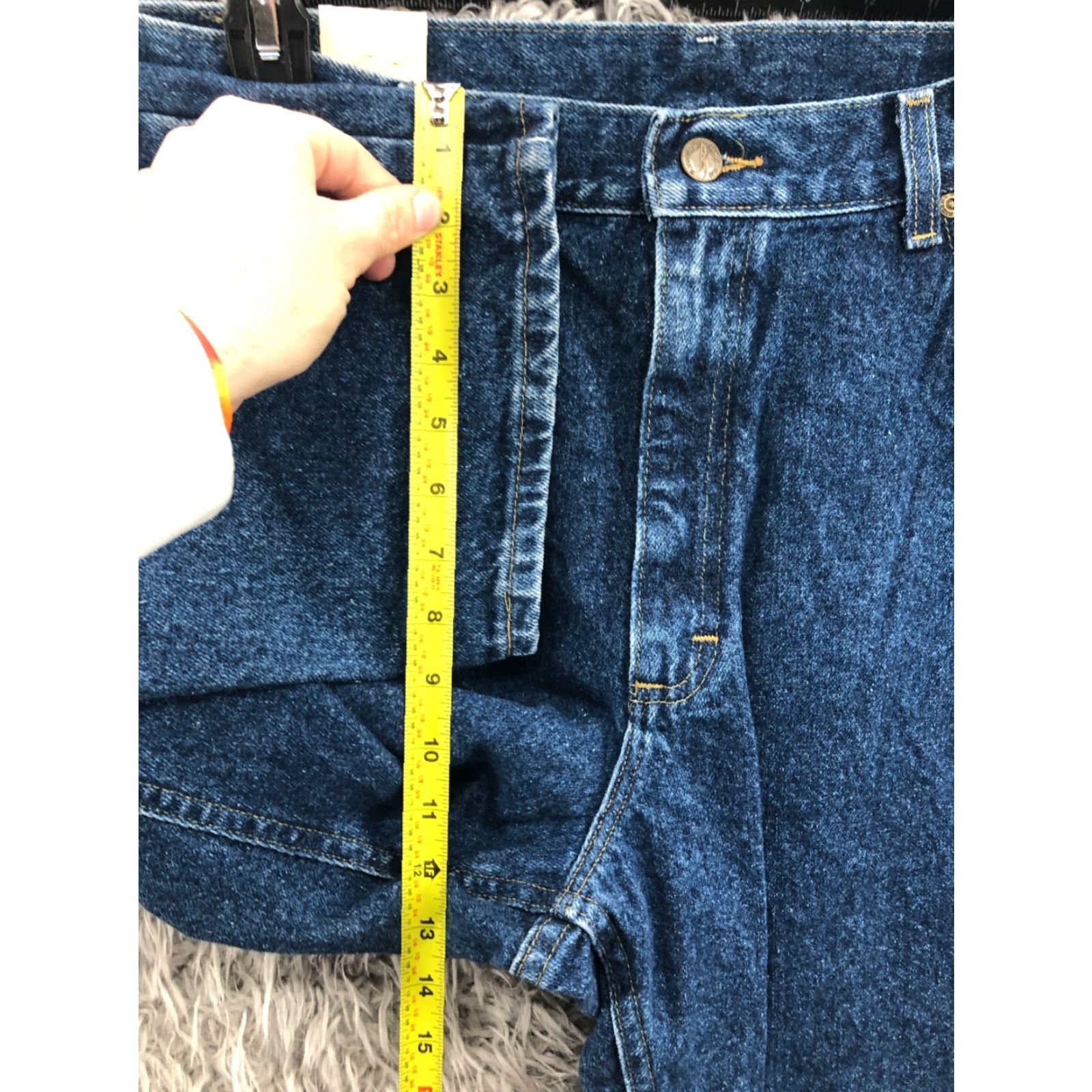 Lee Lee Riders Jeans Straight 40x32 Mens Medium Wash Blue Size US 40 / EU 56 - 4 Thumbnail