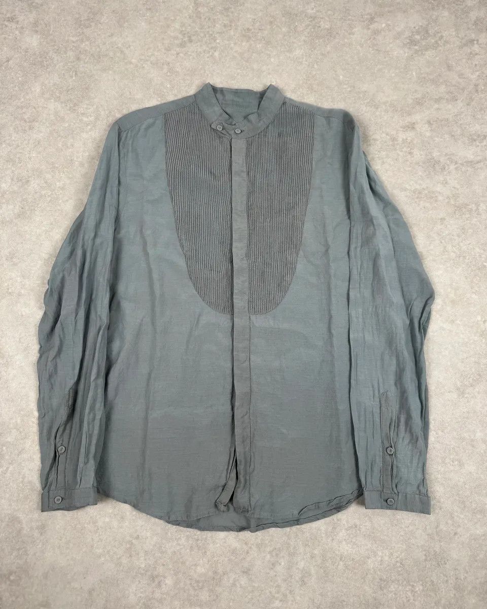 Emporio Armani Emporio Armani Light Blue Korean Style Shirt Size US M / EU 48-50 / 2 - 3 Thumbnail