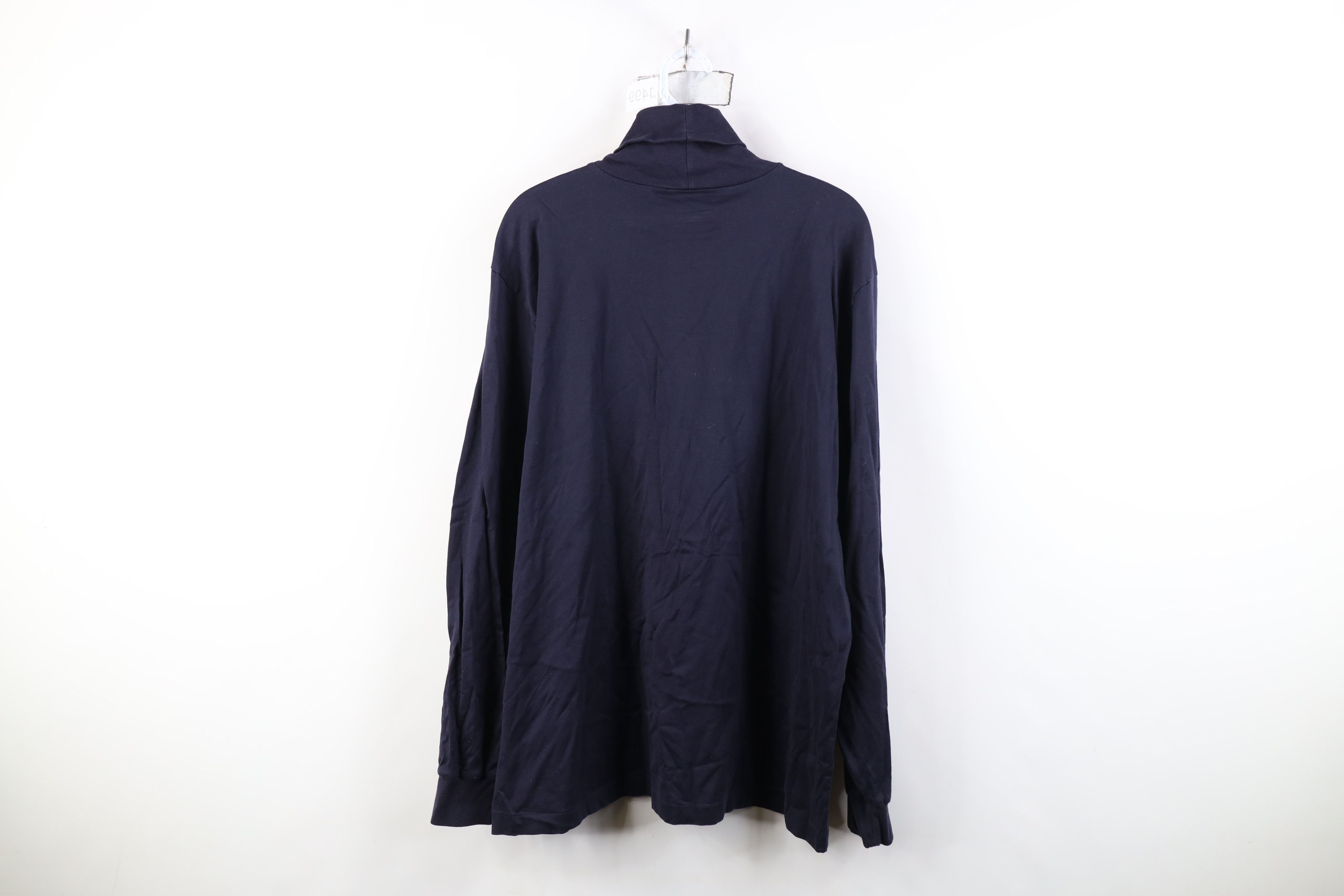 Lands' End Vintage 90s Lands End Cotton Long Sleeve Turtleneck T-Shirt Size US L / EU 52-54 / 3 - 10 Thumbnail