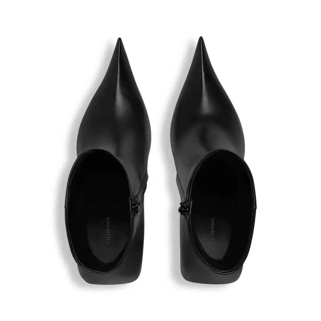 Balenciaga o1bcso1str0126 Hourglass 100mm Booties in Black in Black Size US 9 / IT 39 - 5 Thumbnail