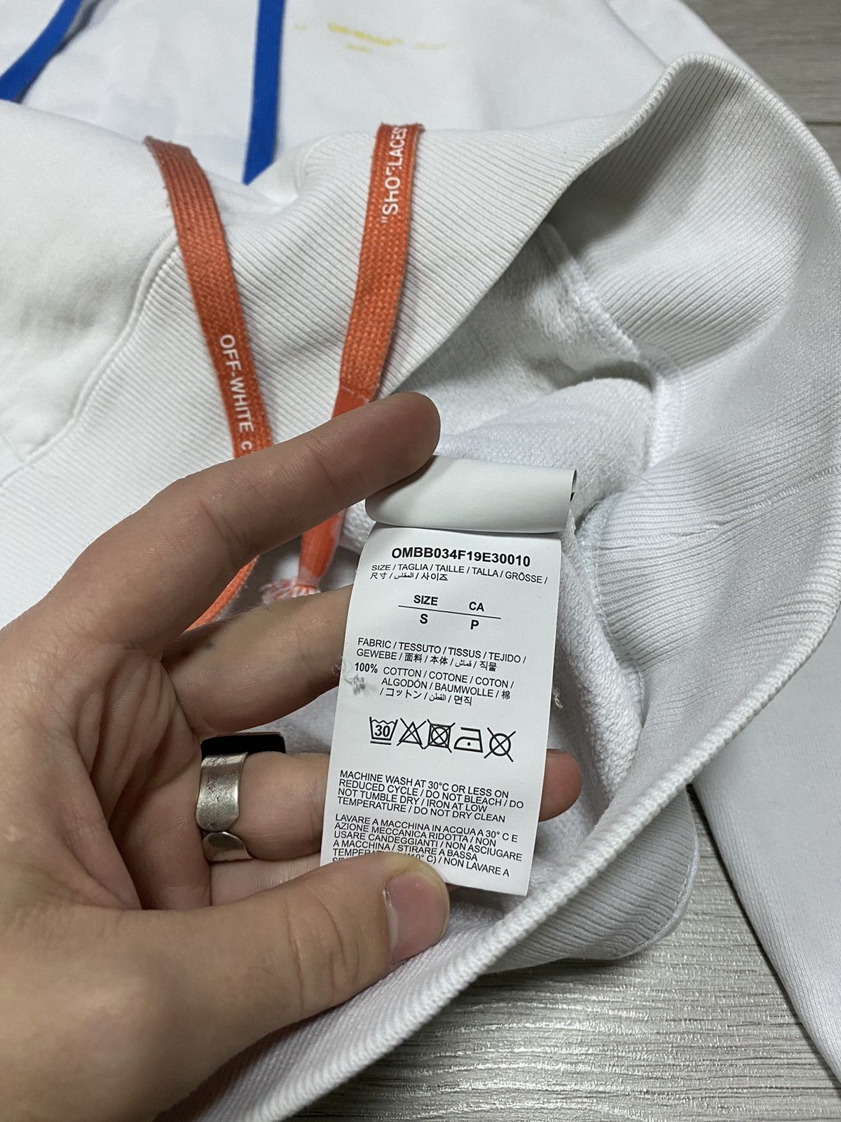 Off-White Off-White acrylic arrow hoodie Size US S / EU 44-46 / 1 - 11 Thumbnail