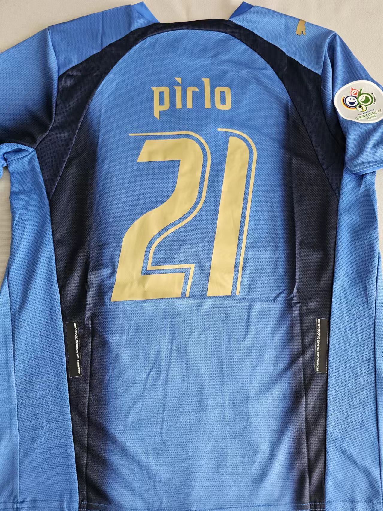 Other 2006 World Cup Italy #21 Andrea Pirlo Jersey Size US XL / EU 56 / 4 - 2 Thumbnail