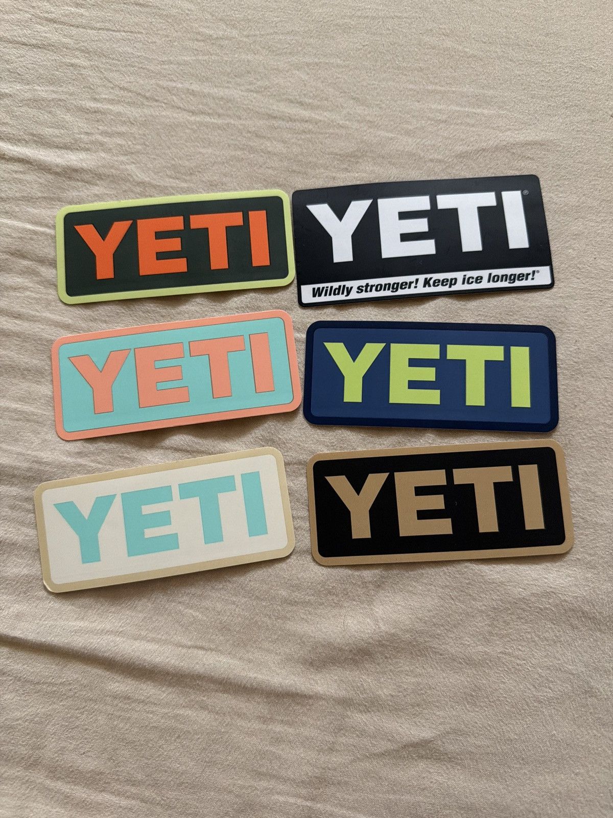 Yeti YETI sticker pack Size ONE SIZE - 1 Preview