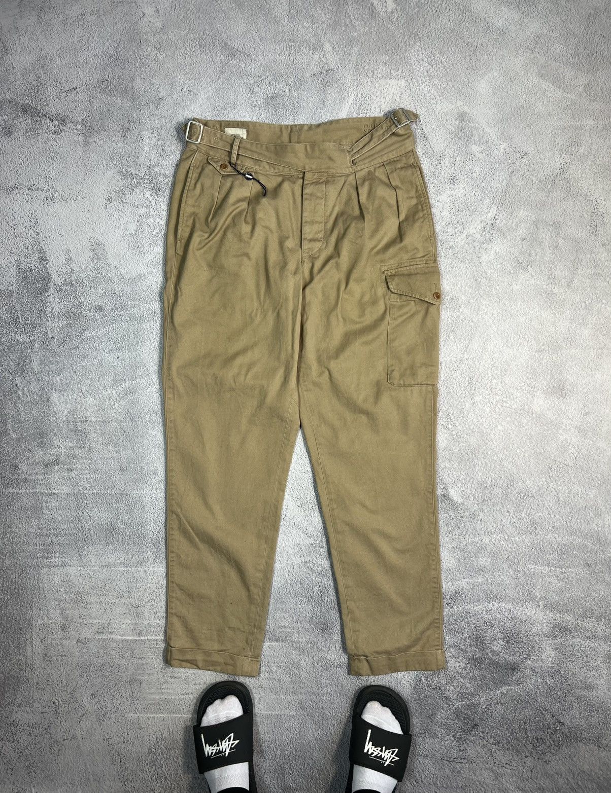 Polo Ralph Lauren Military Crew Trousers Pockets Size 34/34