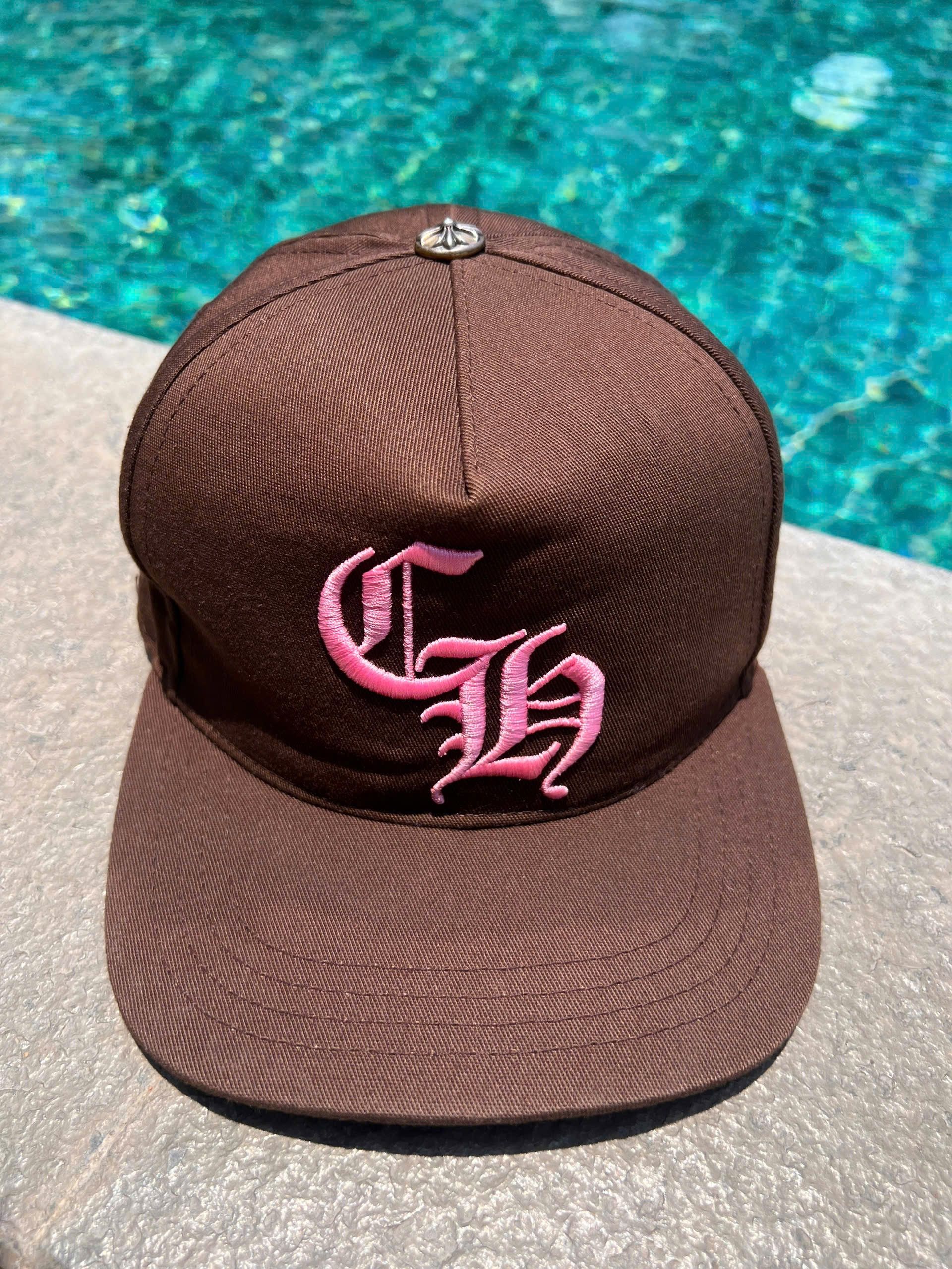 Chrome Hearts Chrome Heart Brown Baseball Hat | Grailed