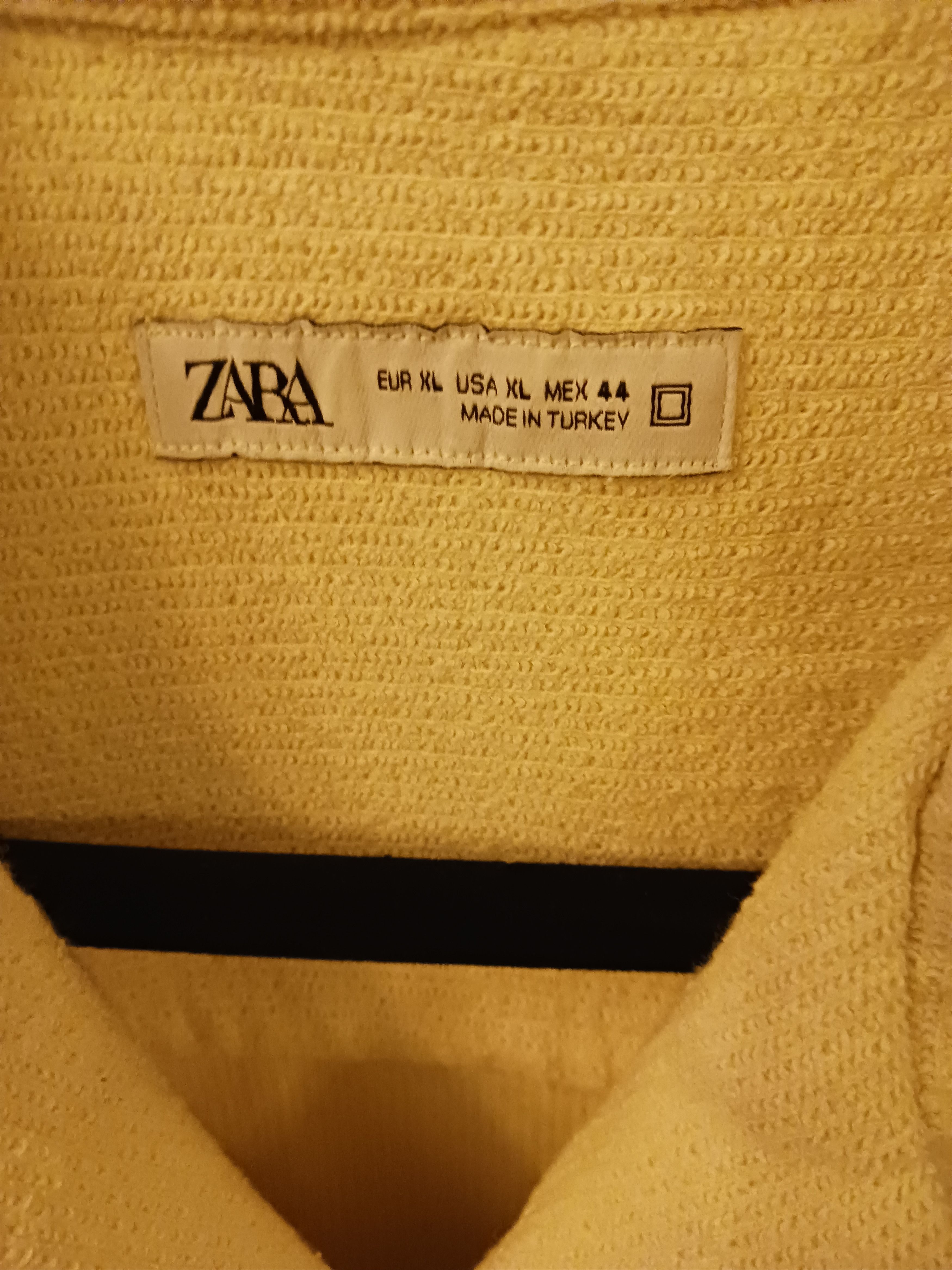 Zara Cotton Blend Retro Style Short Sleeve Knit Shirt Size US M / EU 48-50 / 2 - 2 Thumbnail