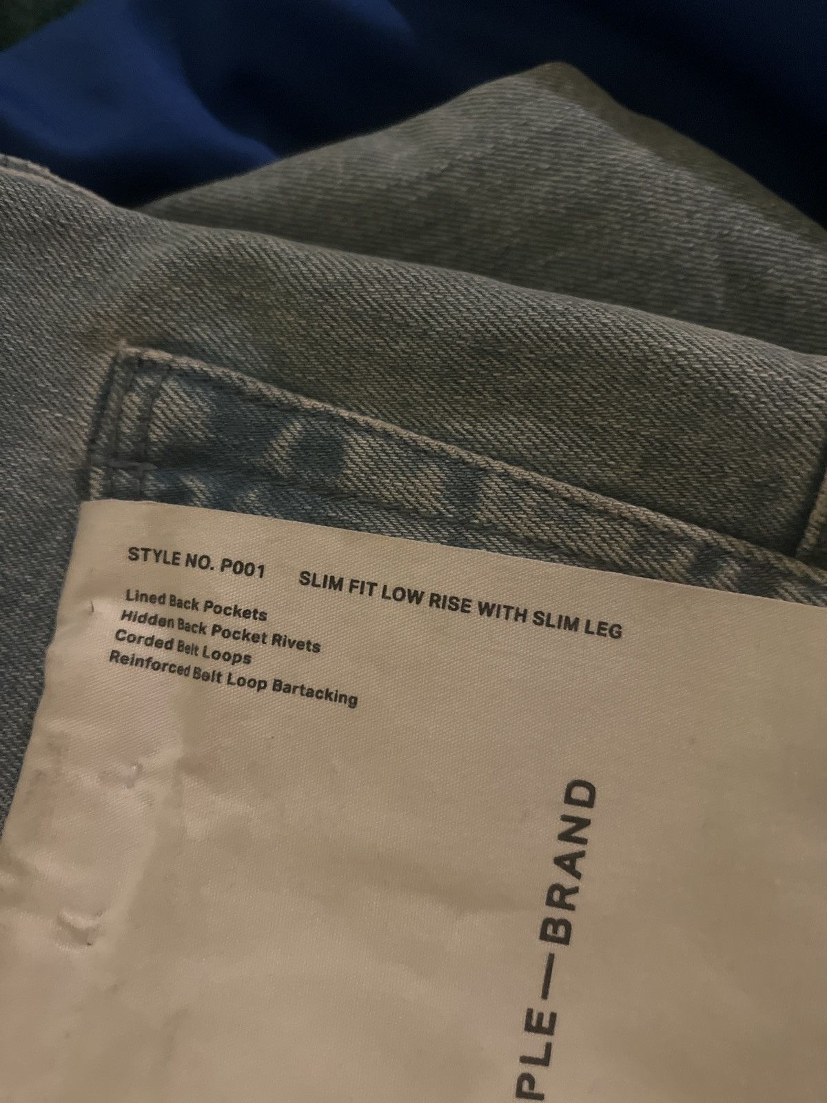 Purple Brand PURPLE BRAND (LIGHT INDIGO PLAIN VINTAGE JEAN) Size US 30 / EU 46 - 13 Thumbnail