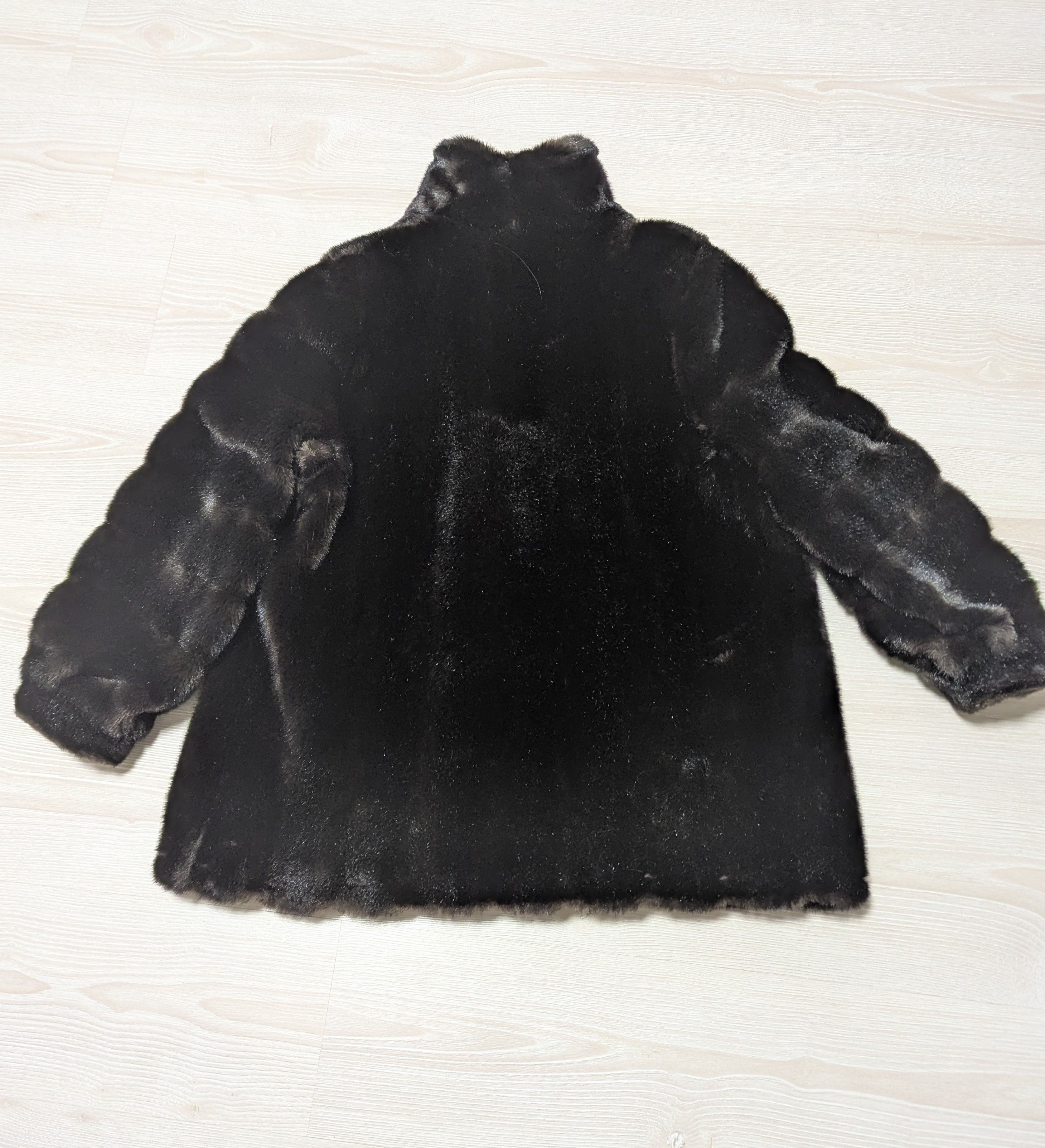 Vintage Vintage Couture Helene Faux Fur Coat Brown Belgium Made Size L / US 10 / IT 46 - 7 Thumbnail