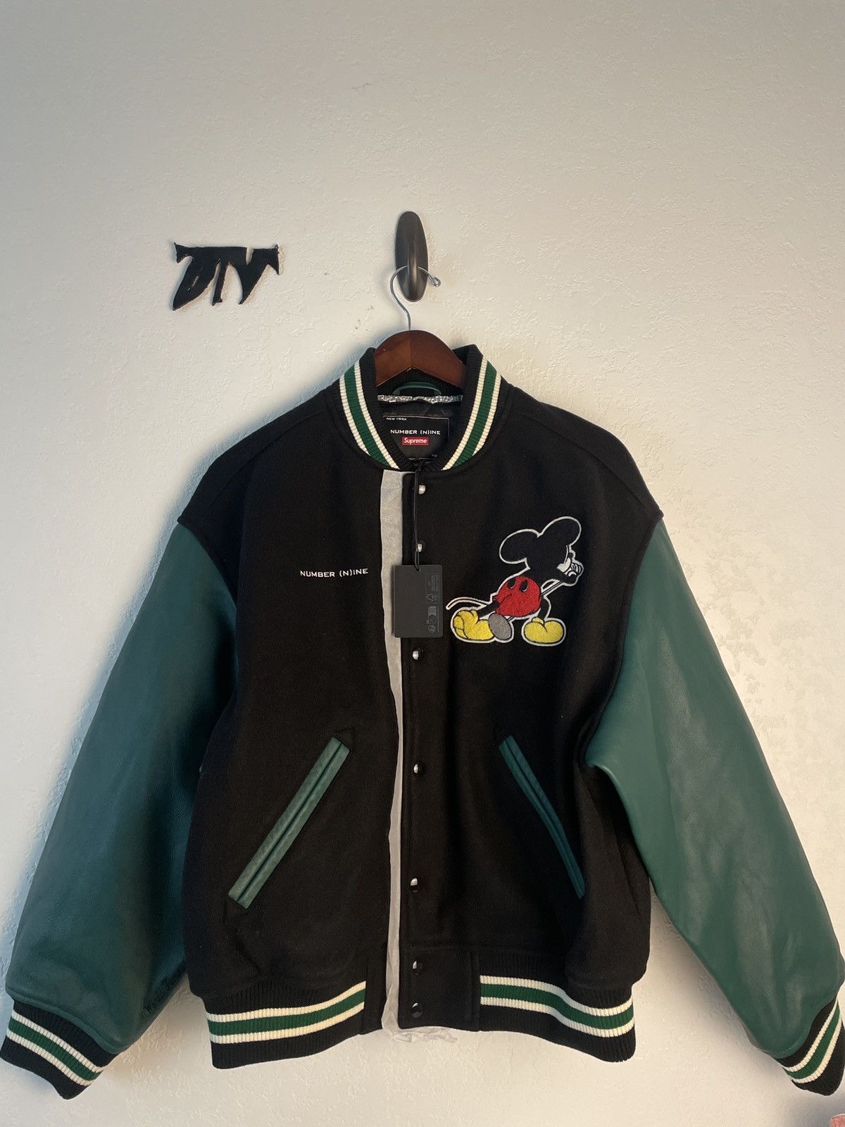 Supreme Mickey Mouse Varsity Jacket Supreme Mickey Mouse Varsity