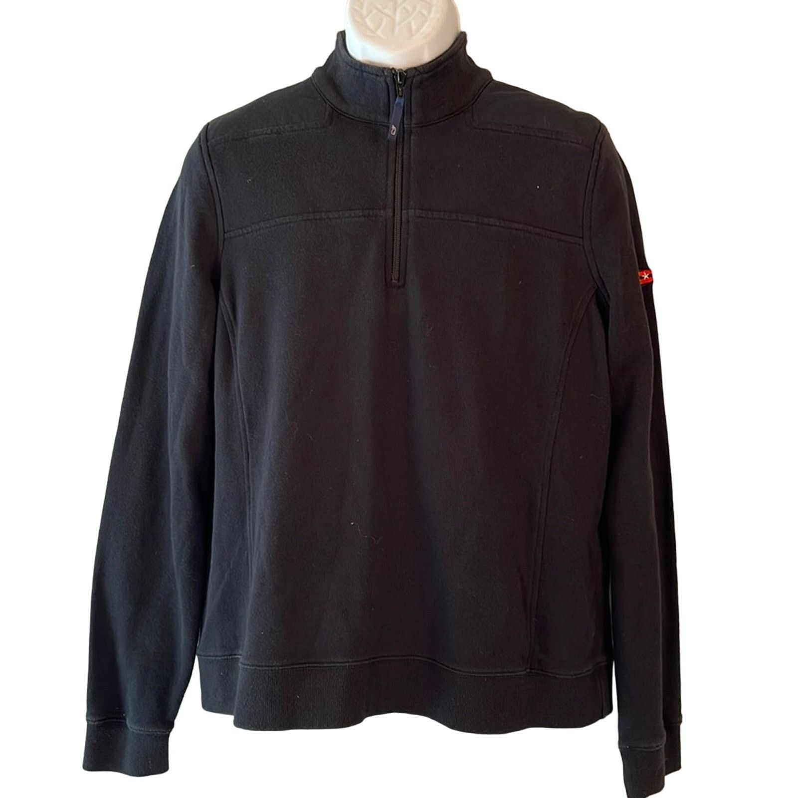 Vineyard Vines Vineyard Vines Black French Terry 1/4 Zip Sweatshirt Size XL Size XL / US 12-14 / IT 48-50 - 1 Thumbnail