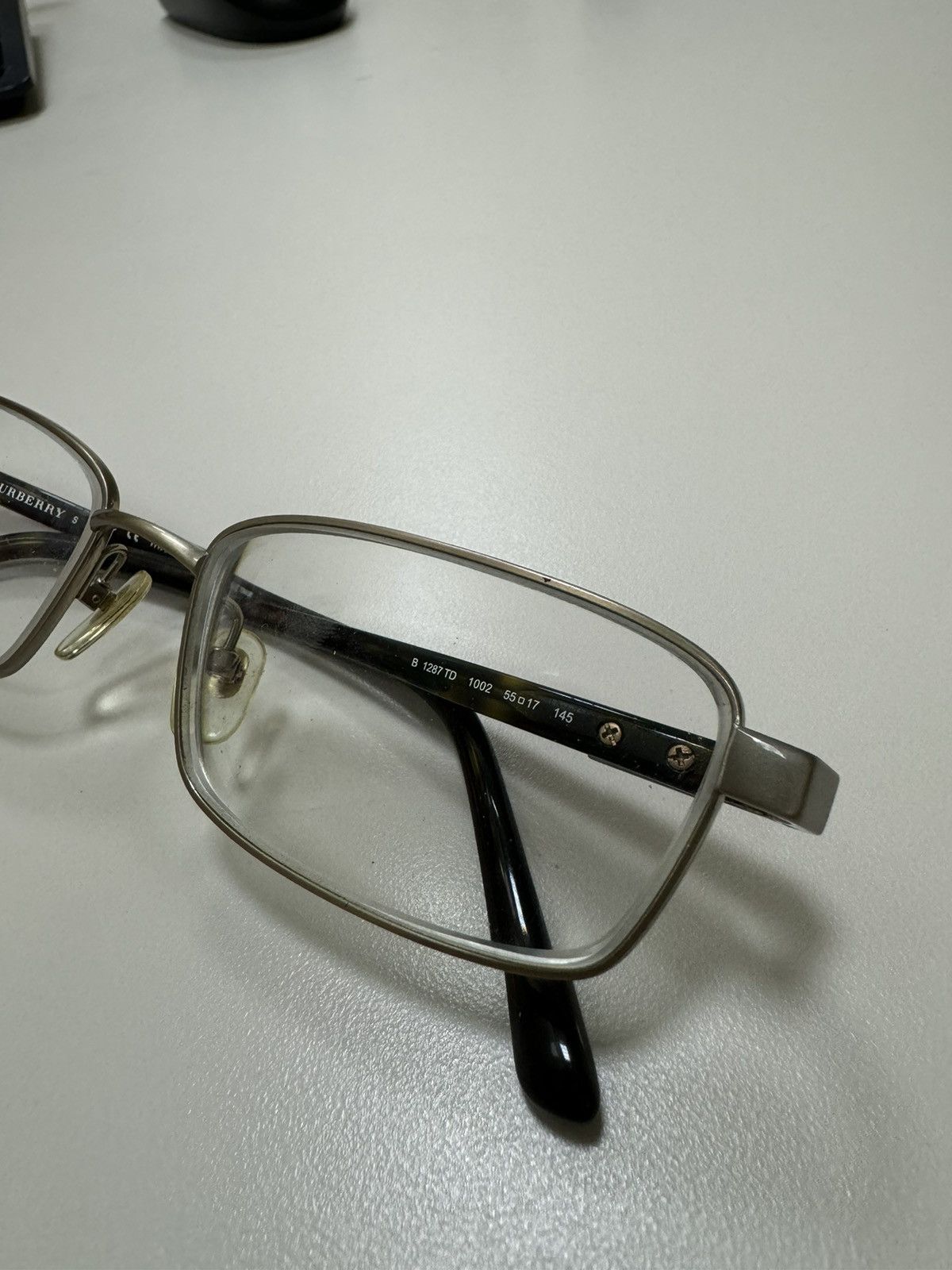 Burberry Burberry Titanium Glasses Size ONE SIZE - 3 Thumbnail