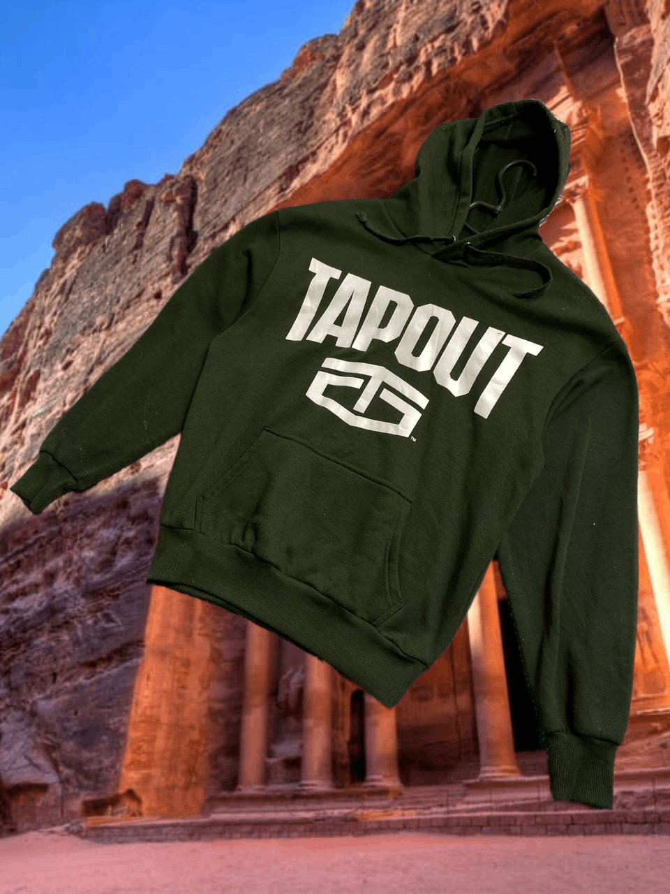 Tapout vintage streetwear Sweatshirt hoodie TAPOUT big logo Size US S / EU 44-46 / 1 - 1 Thumbnail