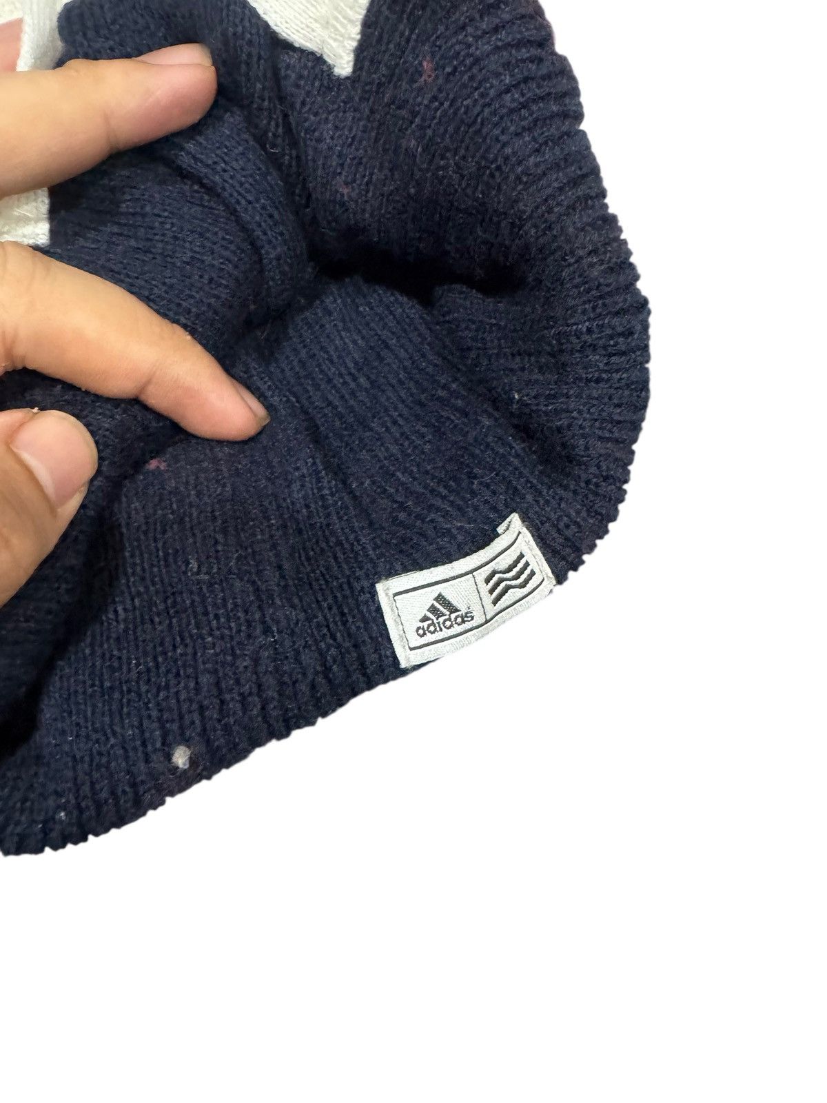 Adidas VINTAGE ADIDAS BEANIE HAT Size ONE SIZE - 4 Thumbnail