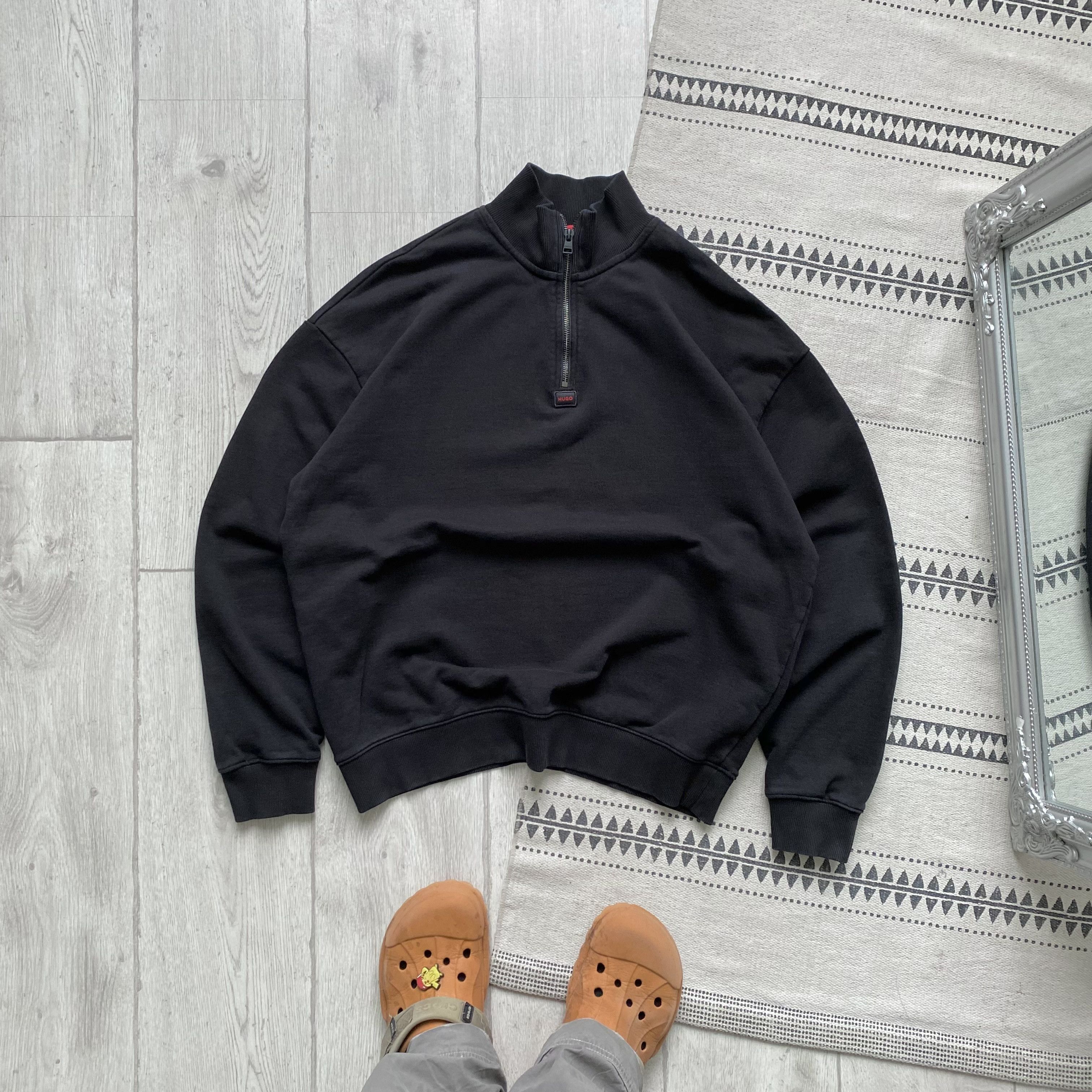 Hugo Boss Designer Hugo Boss Boxy sweatshirt half zip Center Logo Size US L / EU 52-54 / 3 - 6 Thumbnail