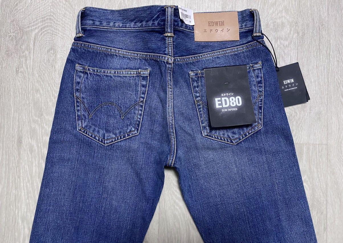 Edwin Edwin ED-80 Rainbow Selvedge Washed Patchwork Torn Denim Size US 28 / EU 44 - 8 Thumbnail