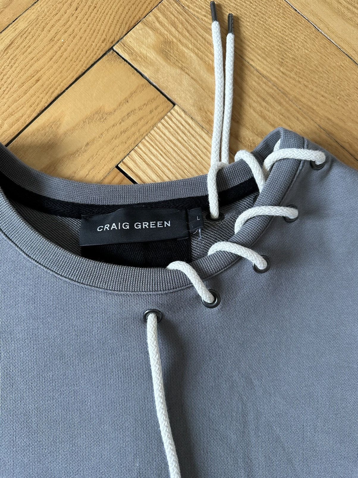 Craig Green Craig Green laced sweatshirt Size US L / EU 52-54 / 3 - 4 Thumbnail