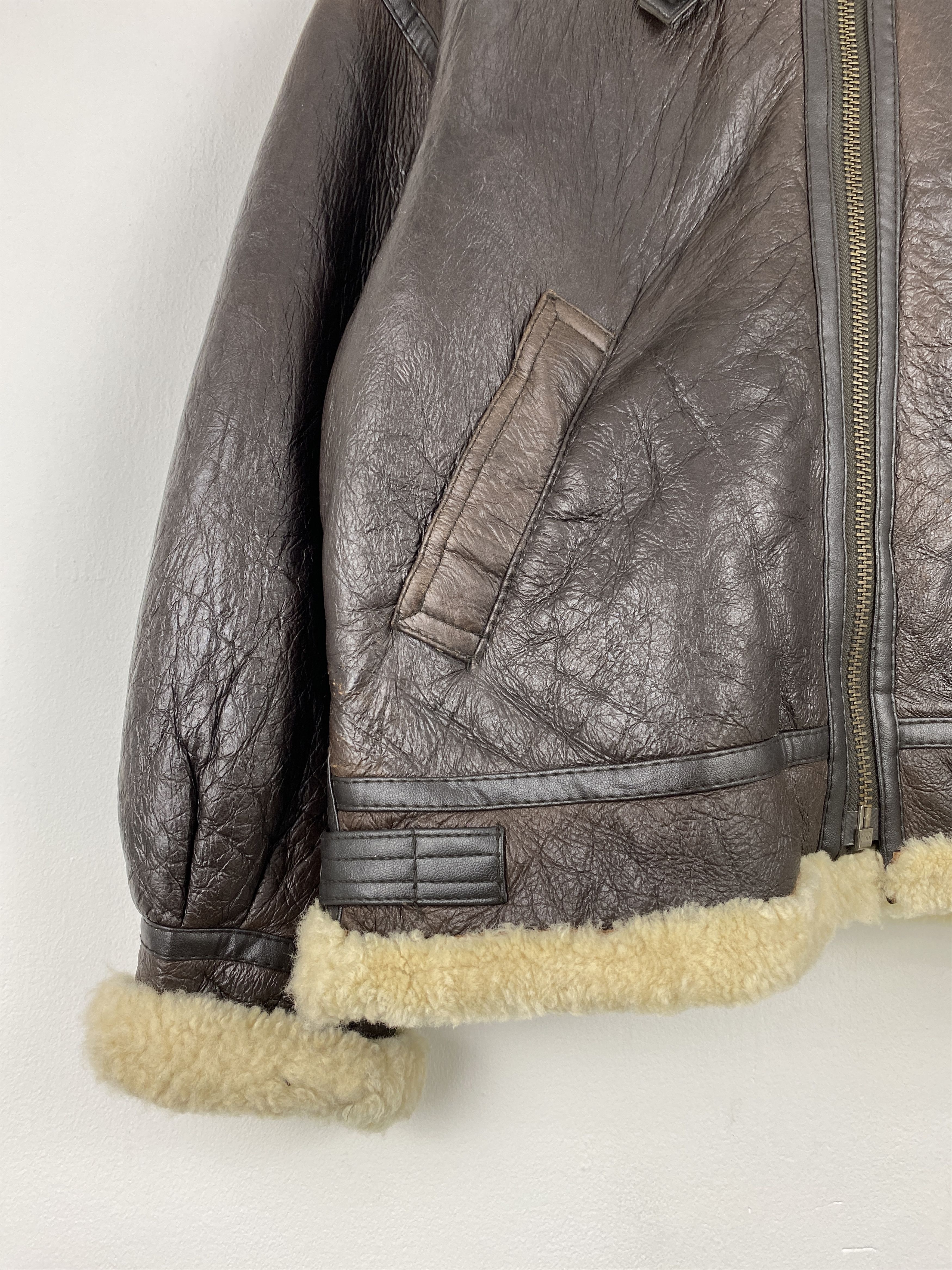 Japanese Brand Vintage Military Air Force B3 Leather Jacket JZ0005 Size US M / EU 48-50 / 2 - 9 Thumbnail