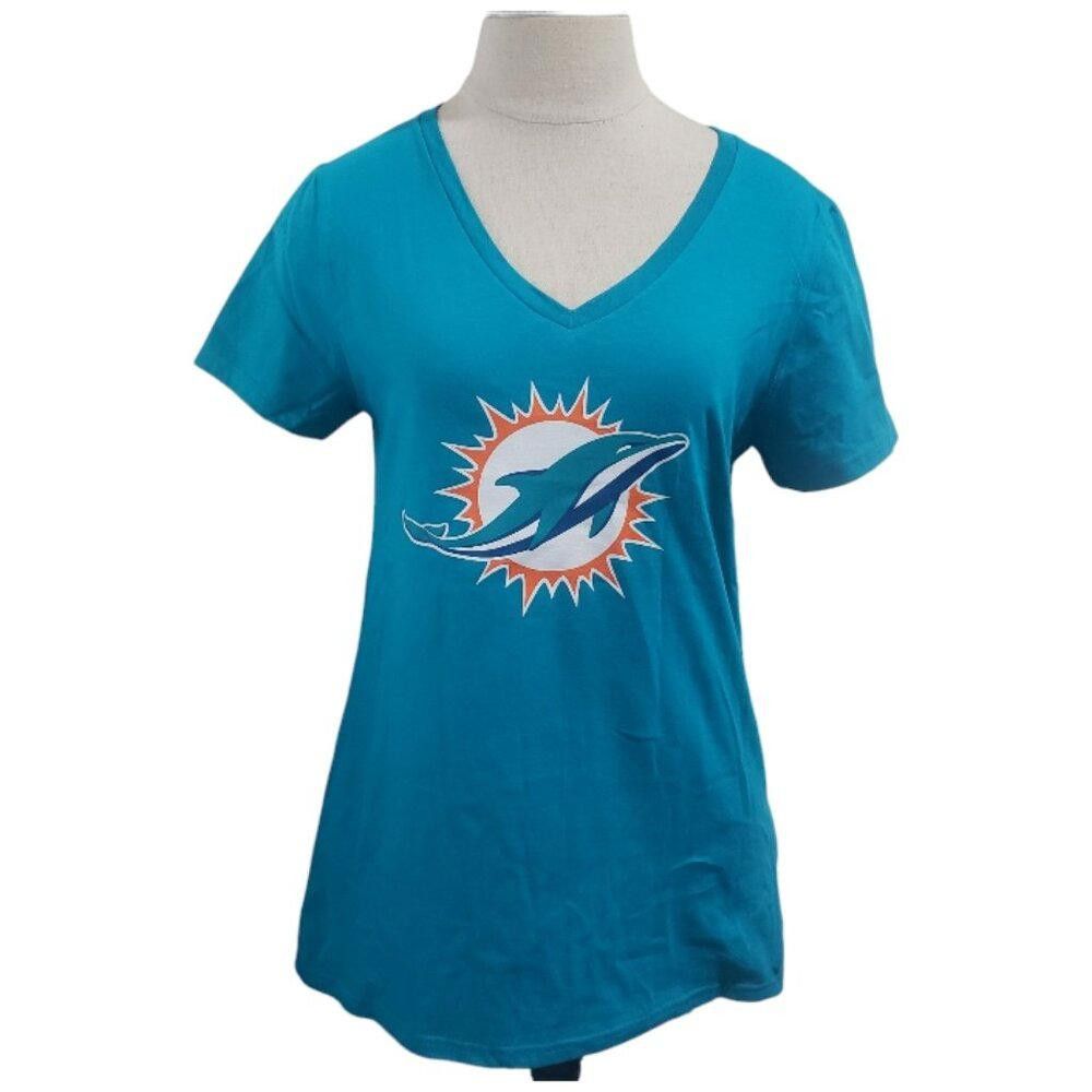 Designer CT1739 Miami Dolphins NWT Ladies T-Shirt #10 Tyreek Hill S/P Size S / US 4 / IT 40 - 1 Thumbnail
