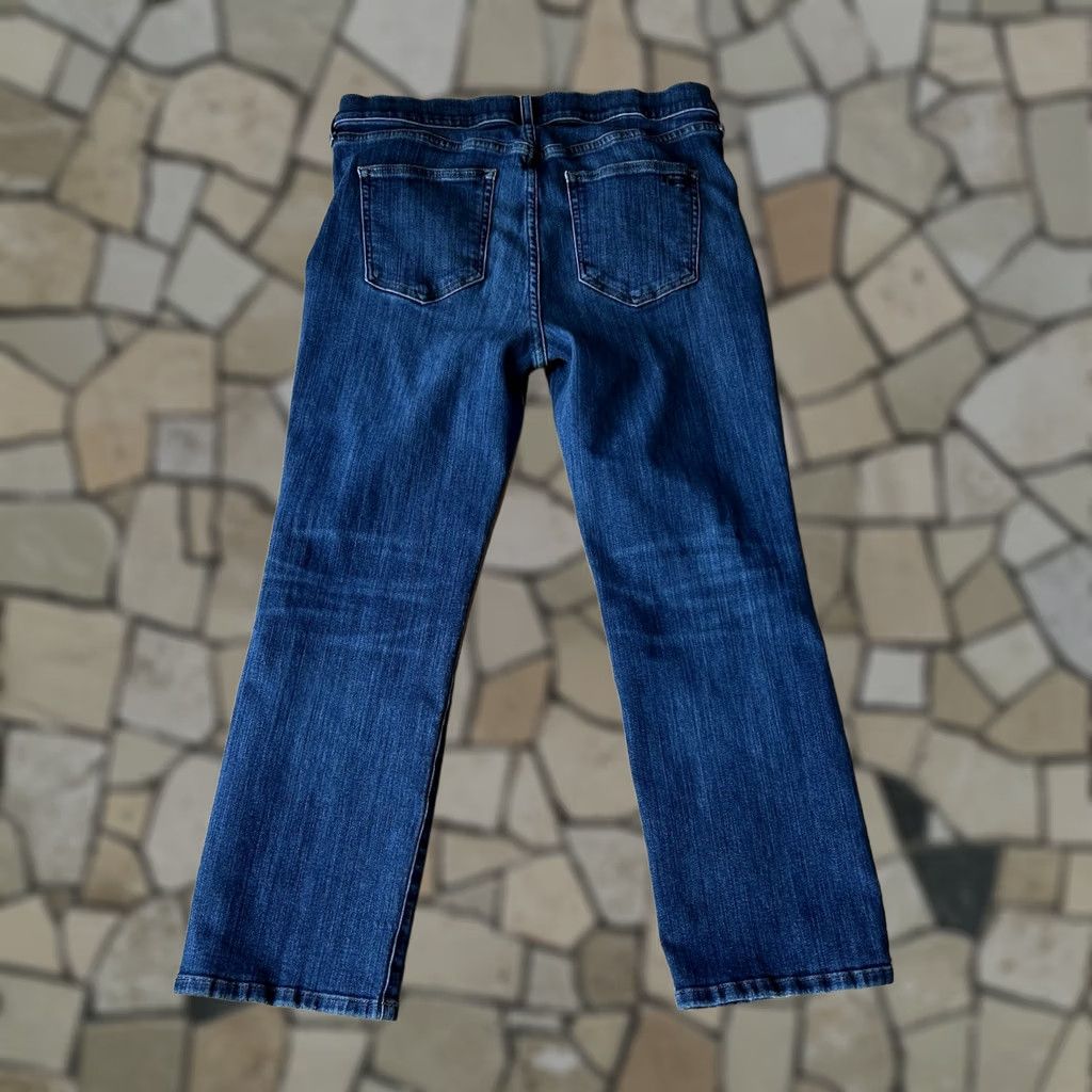 AYR VINTAGE AYR The Pop Straight Jeans Blue Women’s 34x27 Denim Straight 5-Pocket High Rise Zip Button Logo Zipper Stretch Size 24" / US 00 / IT 34 - 1 Thumbnail