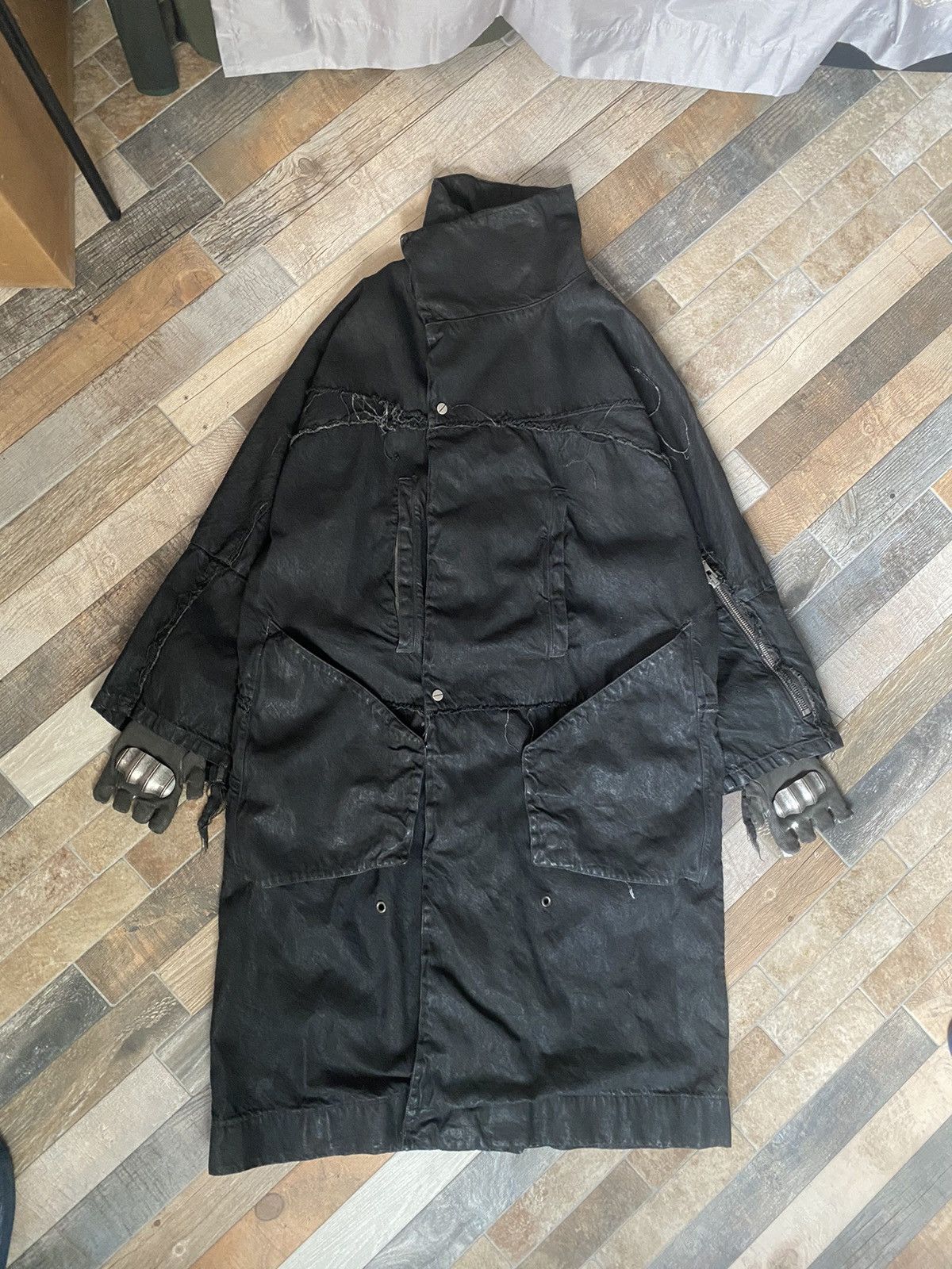 SHINE LUXURY ICARUS LAYERED KILLER TRENCH COAT Size US XS / EU 42 / 0 - 12 Thumbnail