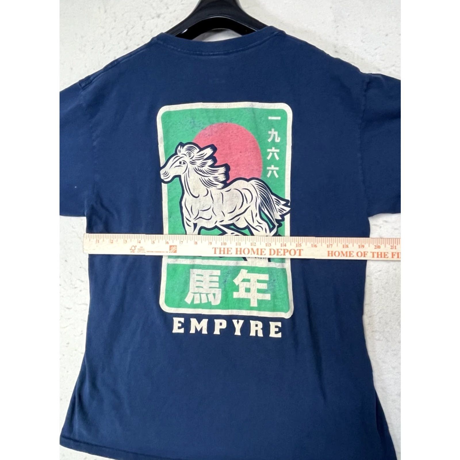Empyre Empyre Shirt Men's Large Blue Short Sleeve Crew Neck Cotton T-Shirt Regular Fit Men’s Clothing Size US L / EU 52-54 / 3 - 3 Thumbnail