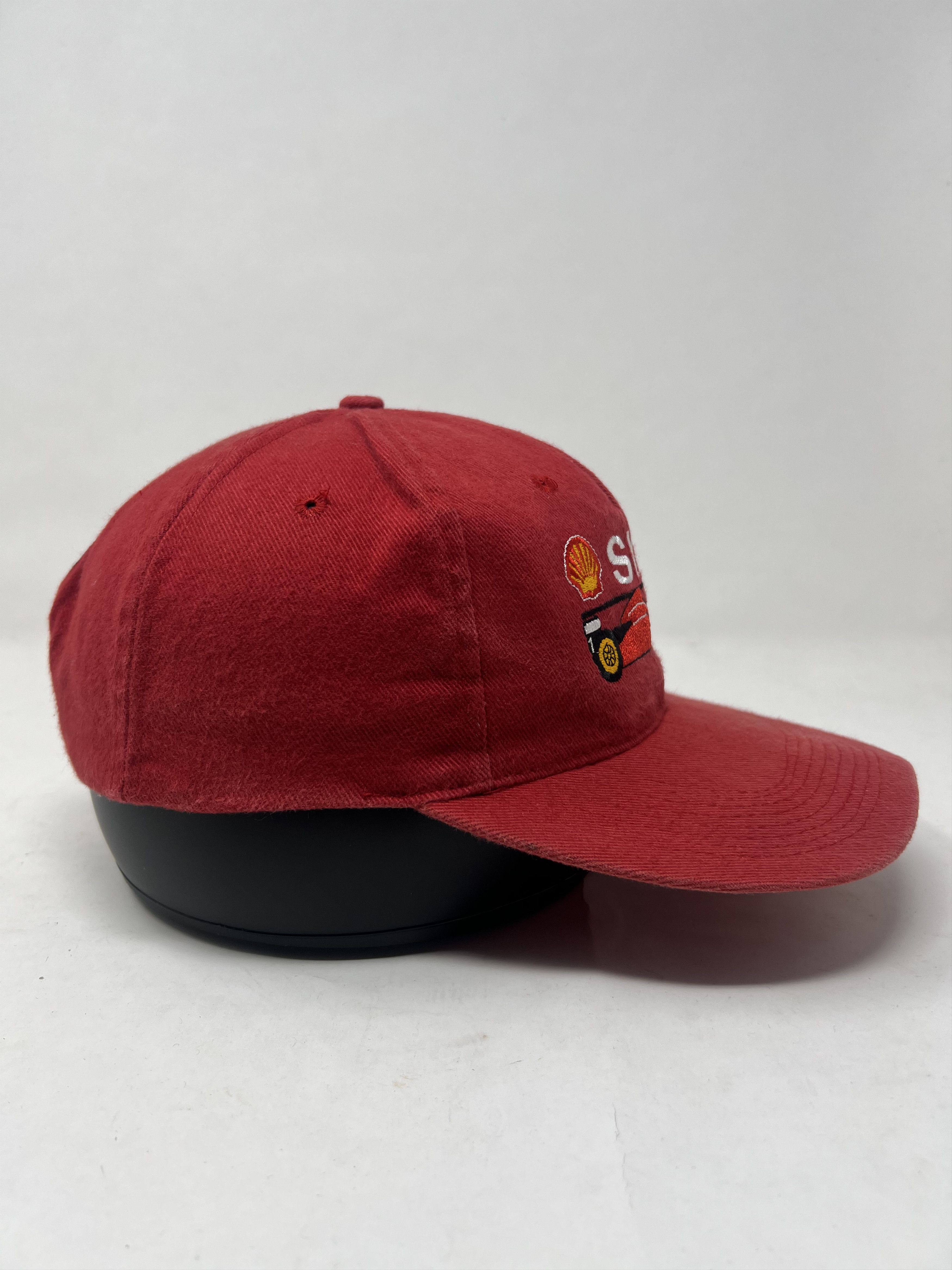 Vintage Shell F1 Vintage Red Strapback Hat Size ONE SIZE - 6 Thumbnail