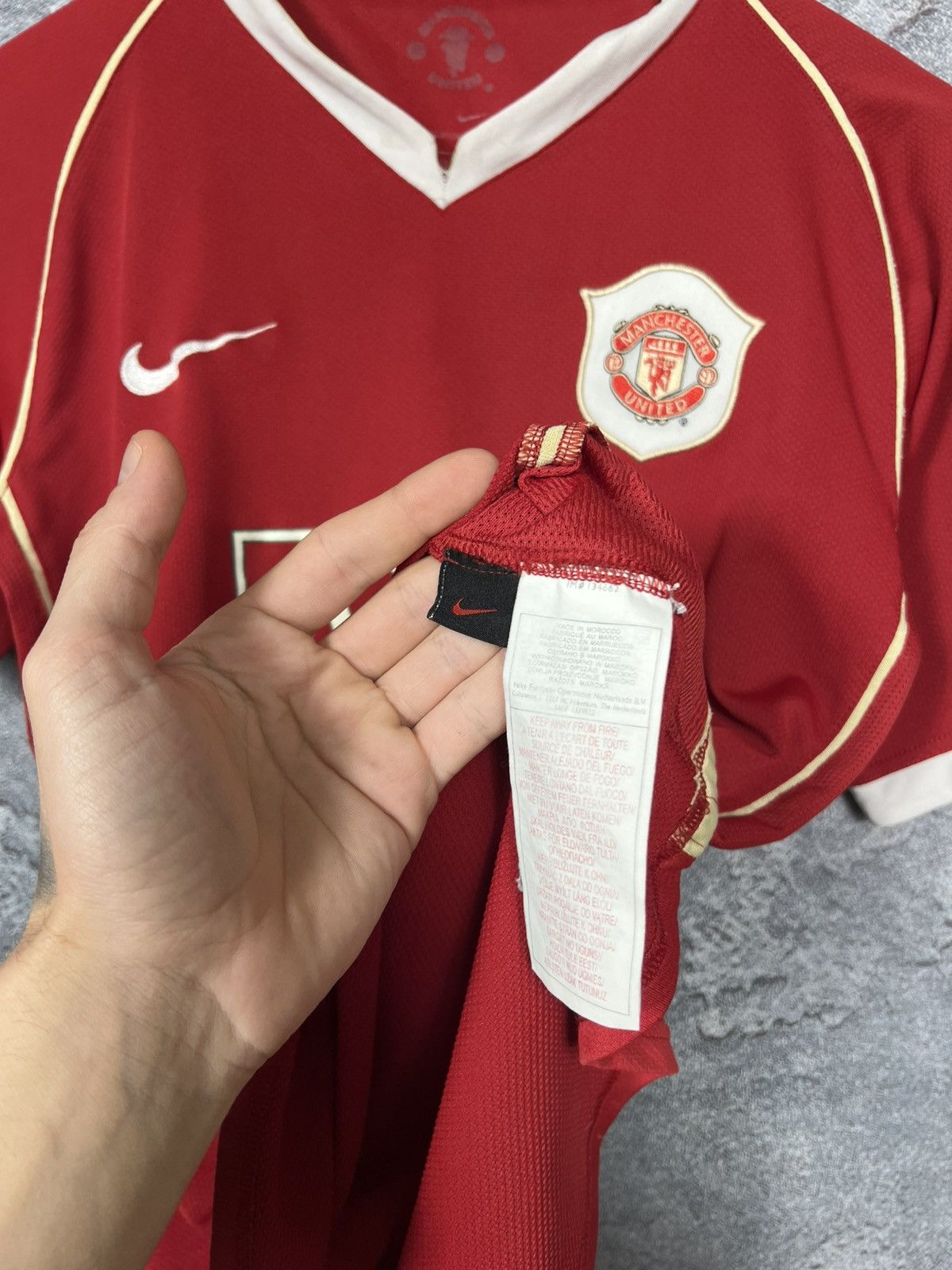 Nike Vintage 2006/07 Nike Manchester United Boys XL Jersey Tshirt Size US XS / EU 42 / 0 - 8 Thumbnail