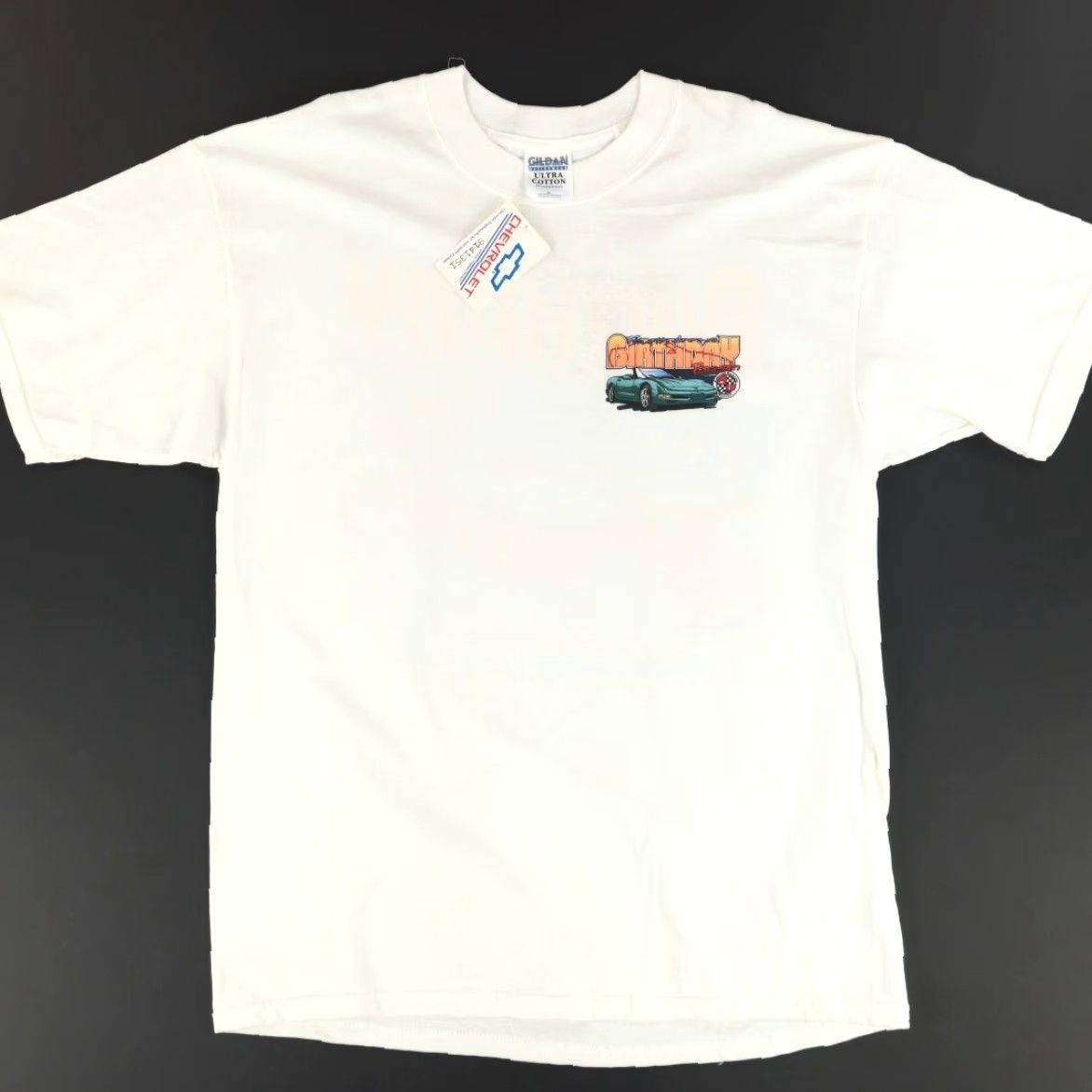 Gildan VTG Gildan Corvette Museum Birthday Bash 2001 Solid T-Shirt White Men's XL Size US XL / EU 56 / 4 - 3 Thumbnail