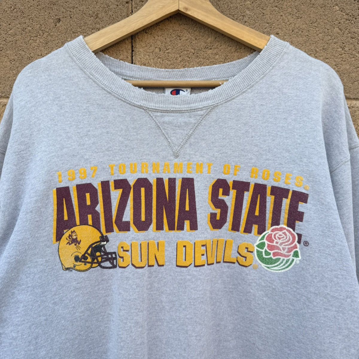 Champion Vintage Champion 1997 Rose Bowl Arizona State Sweatshirt Size US XL / EU 56 / 4 - 8 Thumbnail