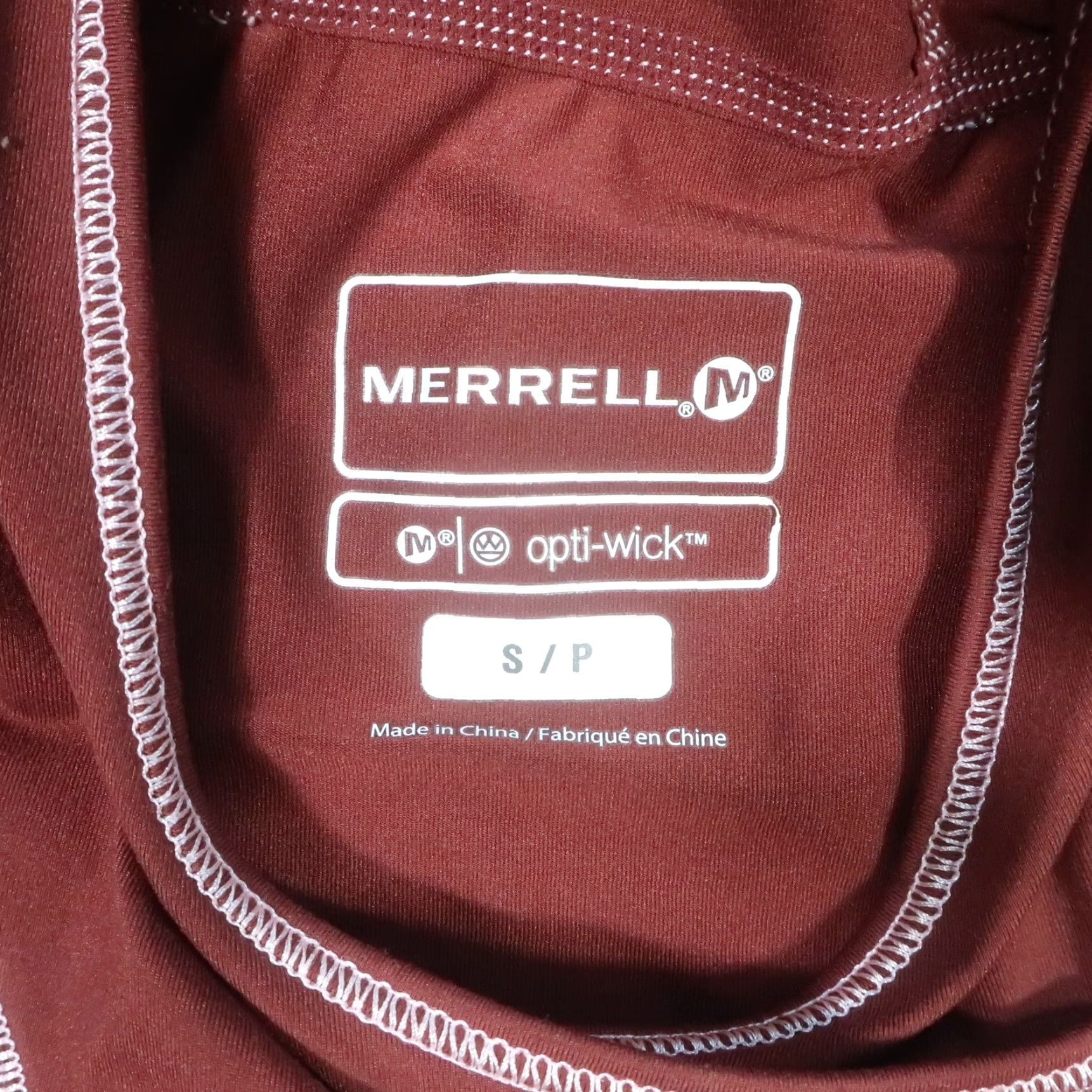 Merrell Merrell Hoodie Women S Maroon Lightweight Opt-Wick Performance Breathable Moisture Wicking Zip Long Sleeve Casual Activewear Pullover EUC Size S / US 4 / IT 40 - 4 Thumbnail