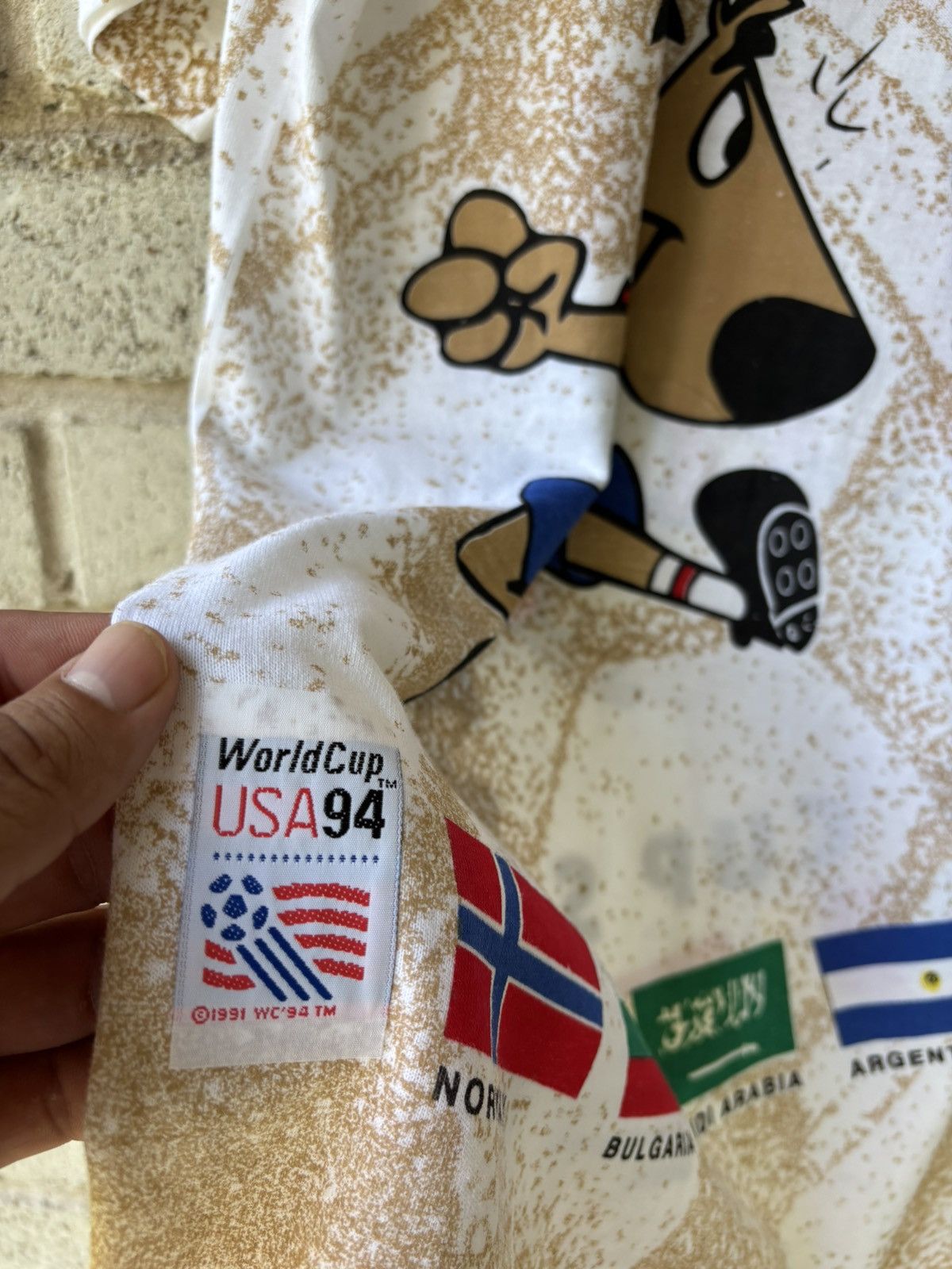 Vintage Vintage 1994 World Cup USA Aop Shirt Size US L / EU 52-54 / 3 - 6 Thumbnail