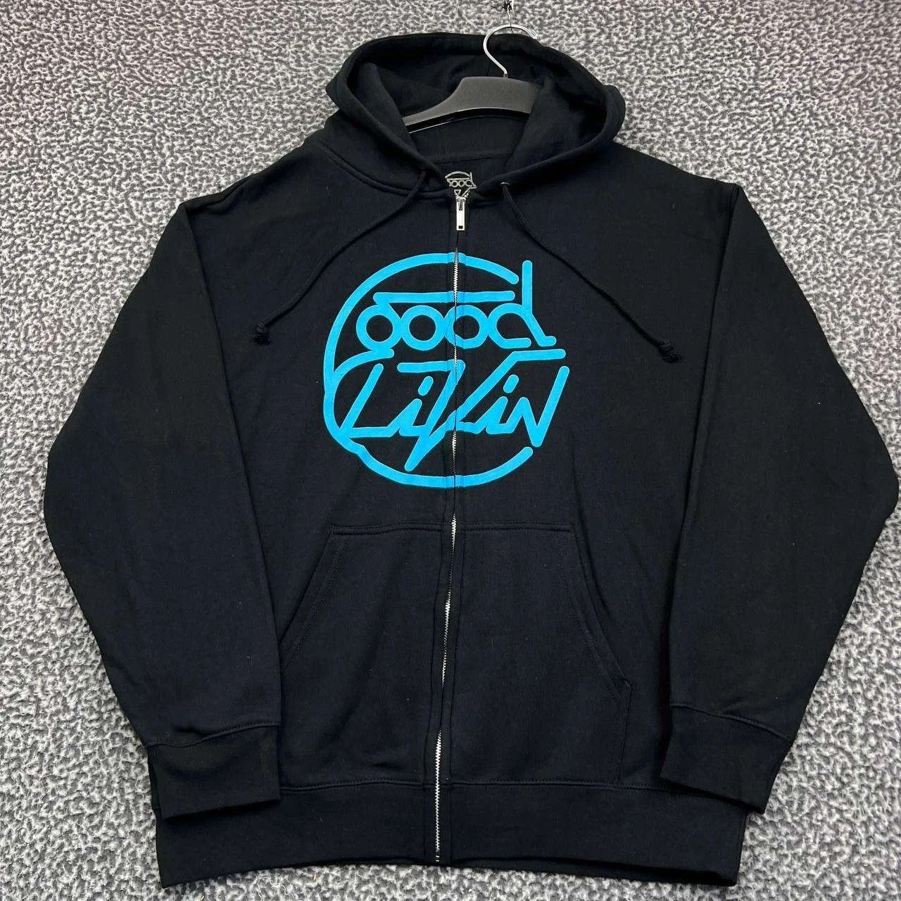 Other Good Livin Hoodie Men Black Fleece Lined Full Zip New L Size US L / EU 52-54 / 3 - 1 Thumbnail