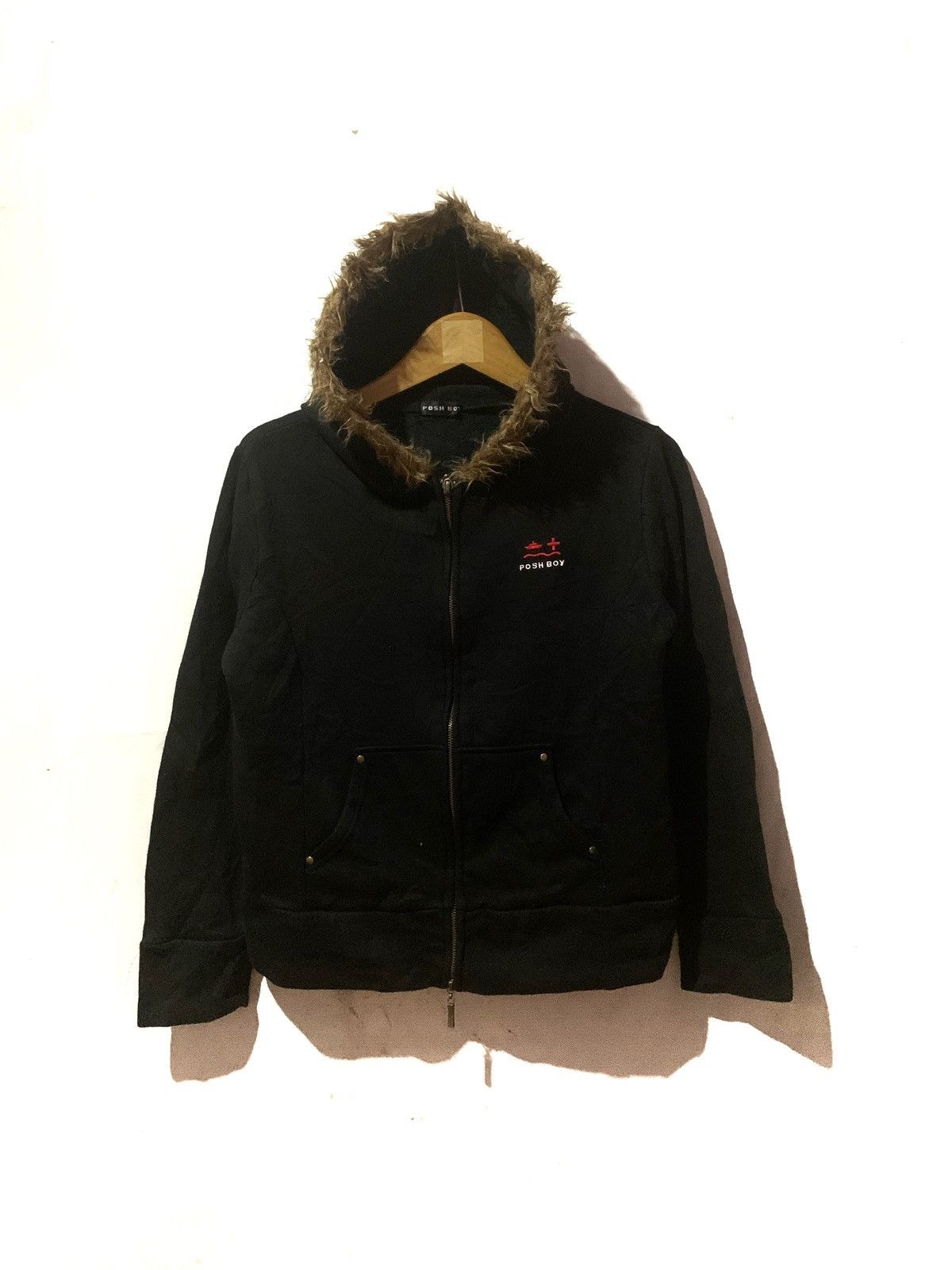 If Six Was Nine × Japanese Brand × Le Grande Bleu (L.G.B.) Japanese Fur faux Hoodie Posh Boy lgb ifsixwashnine style Size US M / EU 48-50 / 2 - 1 Thumbnail