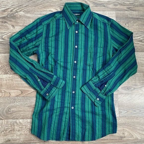 Dolce & Gabbana Dolce & Gabbana Striped Button Down Shirt Made In Italy Size US S / EU 44-46 / 1 - 15 Thumbnail