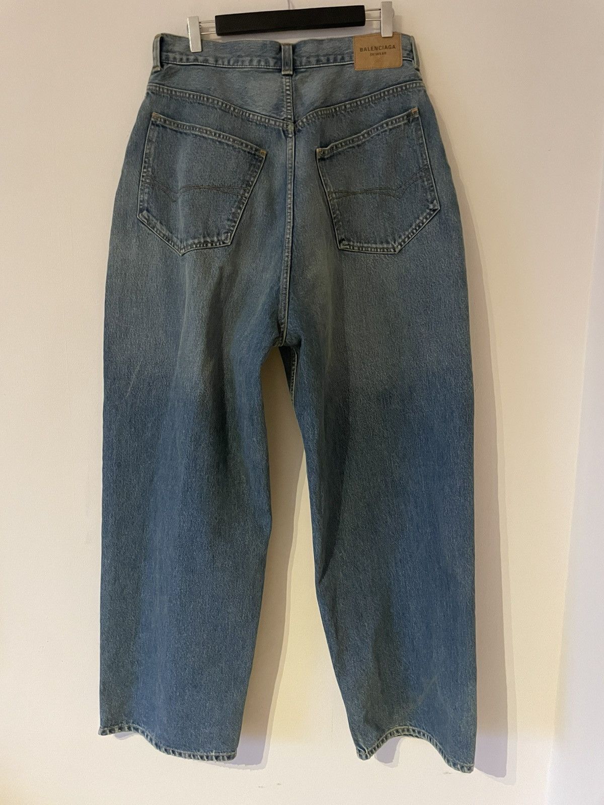 Balenciaga Baggy Wide Leg Denim Size US 32 / EU 48 - 6 Thumbnail