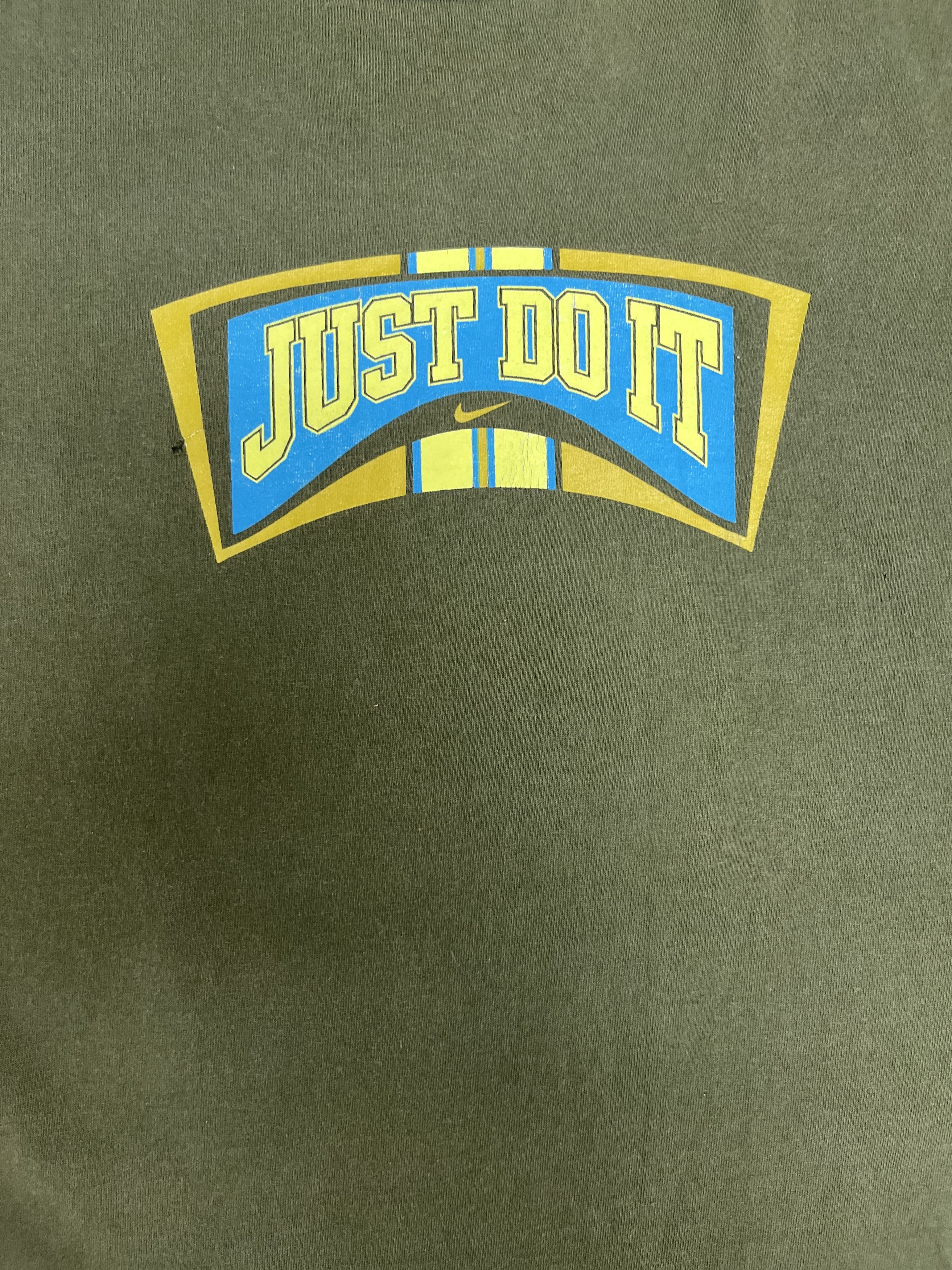Nike × Vintage Nike Just Do It Vintage Green T-Shirt Tee Size US XXL / EU 58 / 5 - 2 Thumbnail