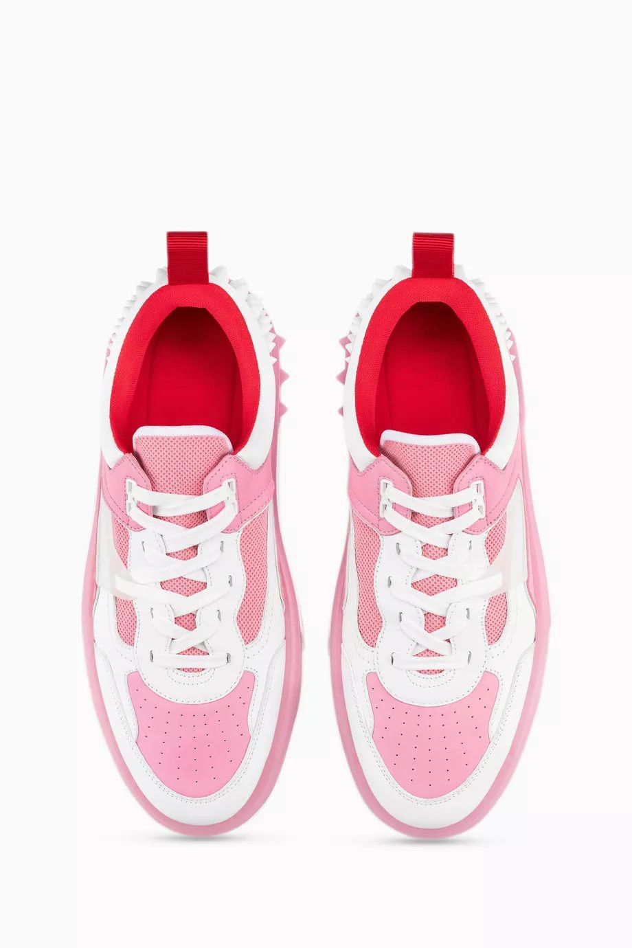 Christian Louboutin oc11z0425 Astroloubi Donna Flat in Pink Size US 8 / IT 38 - 4 Thumbnail