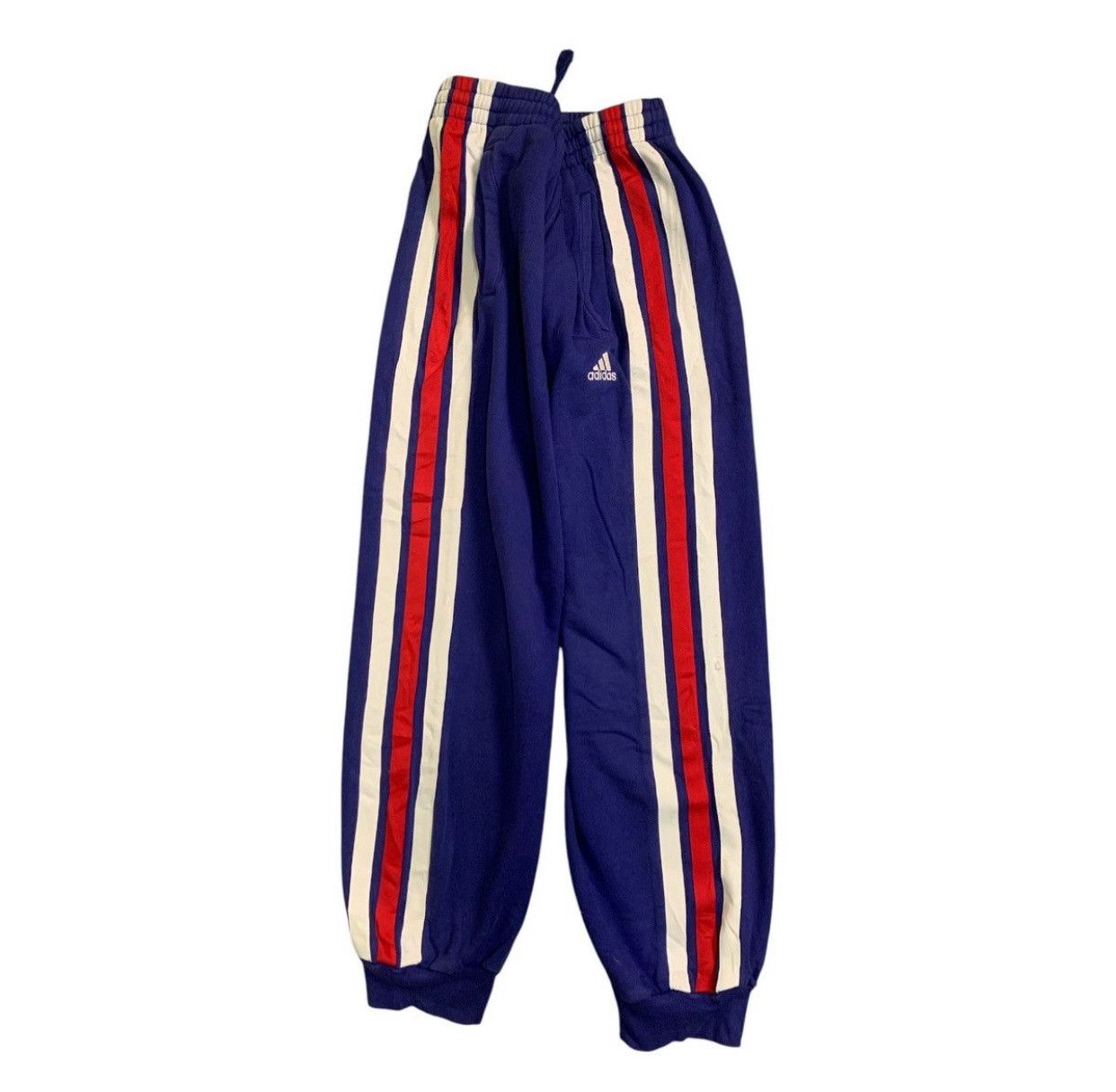 Adidas Rare Design Vintage Adidas France Stripe Jogger Pants Size US 26 / EU 42 - 10 Thumbnail
