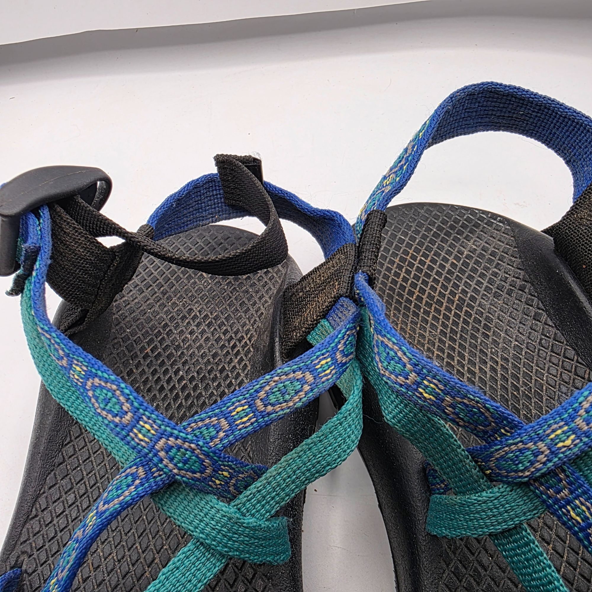 Chaco Chaco ZX2 Vibram Yampa Unaweep Womens Size 9 Black Blue Gree Size US 9 / IT 39 - 9 Thumbnail