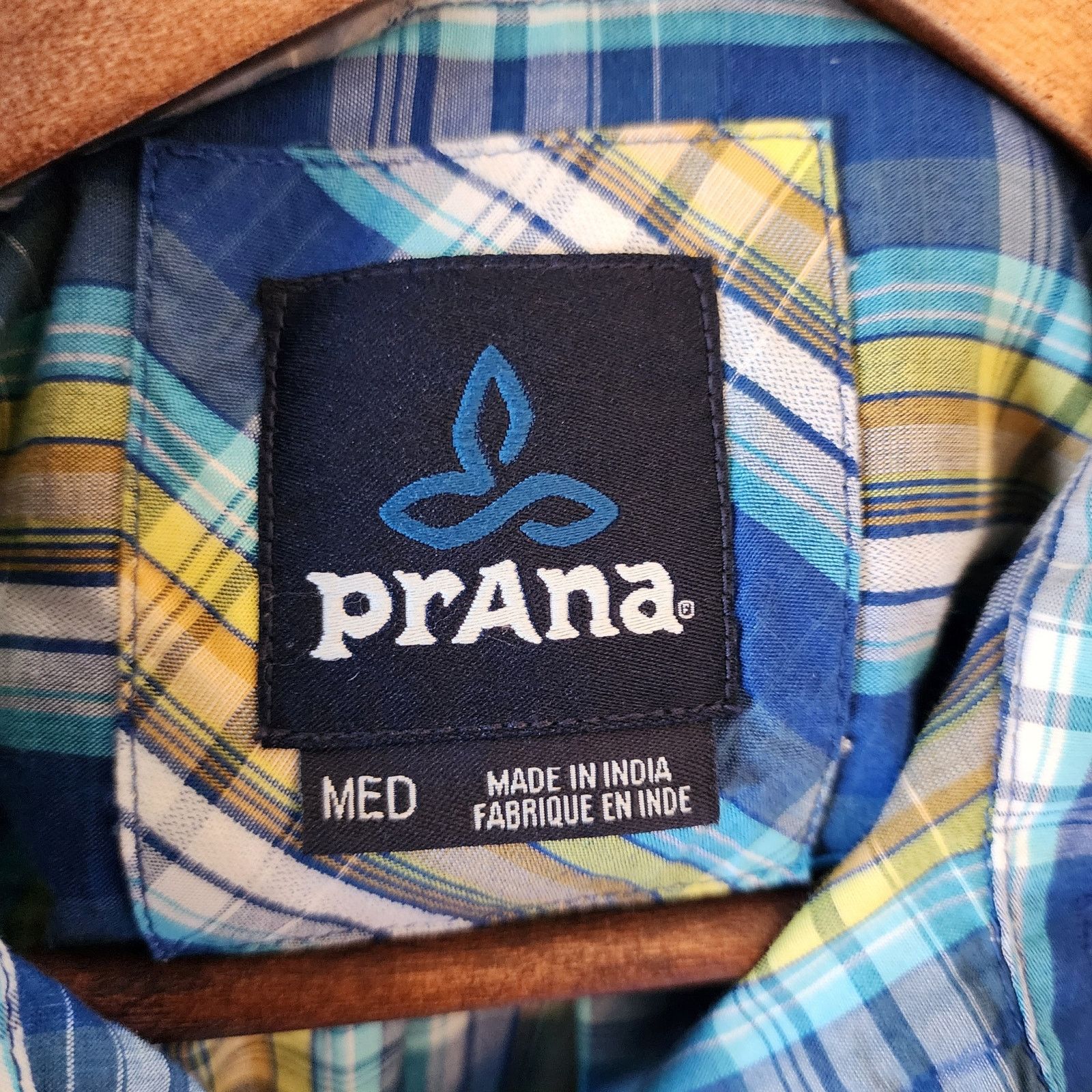 Prana prAna Men's Medium Plaid Shirt Size US M / EU 48-50 / 2 - 3 Thumbnail
