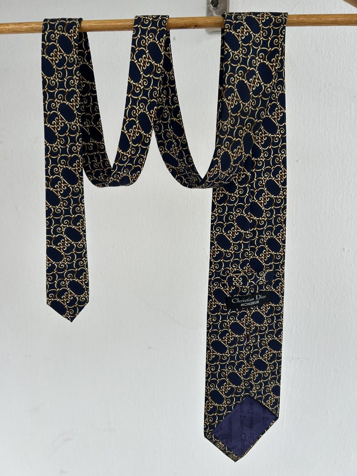 Christian Dior Monsieur Dior Vintage Tie Size ONE SIZE - 2 Thumbnail