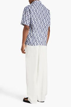 Fendi o1loc1c0824 Shirt in Blue Size US M / EU 48-50 / 2 - 2 Thumbnail
