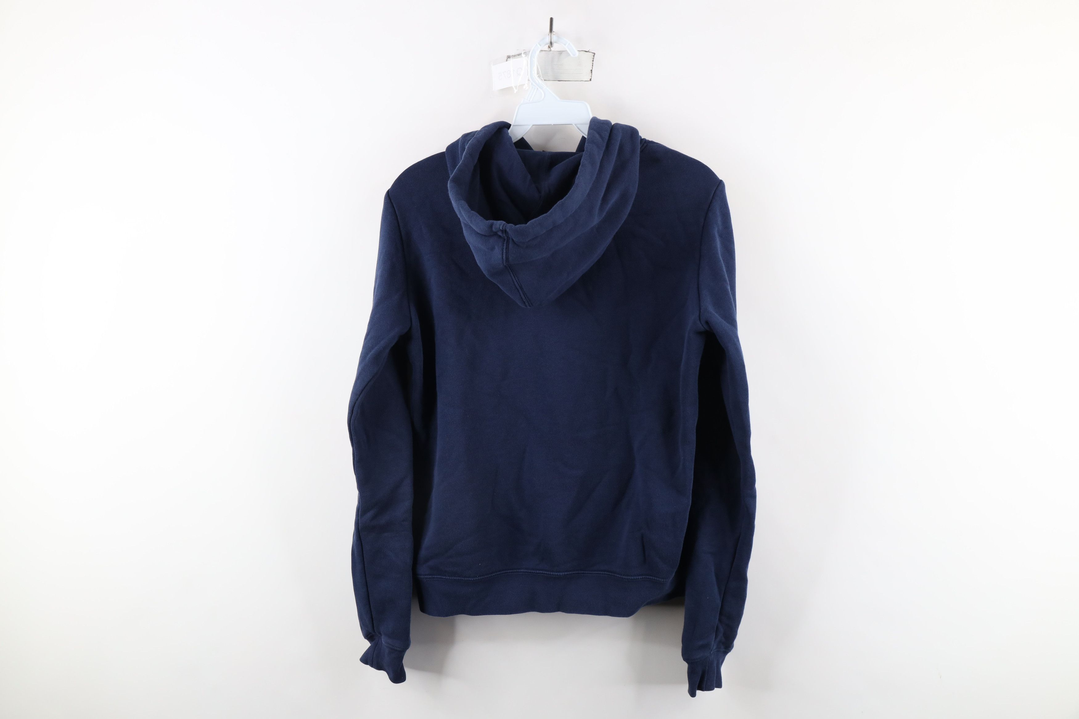 Nike × Vintage Vintage Nike Travis Scott Mini Swoosh Hoodie Sweatshirt Blue Size S / US 4 / IT 40 - 8 Thumbnail