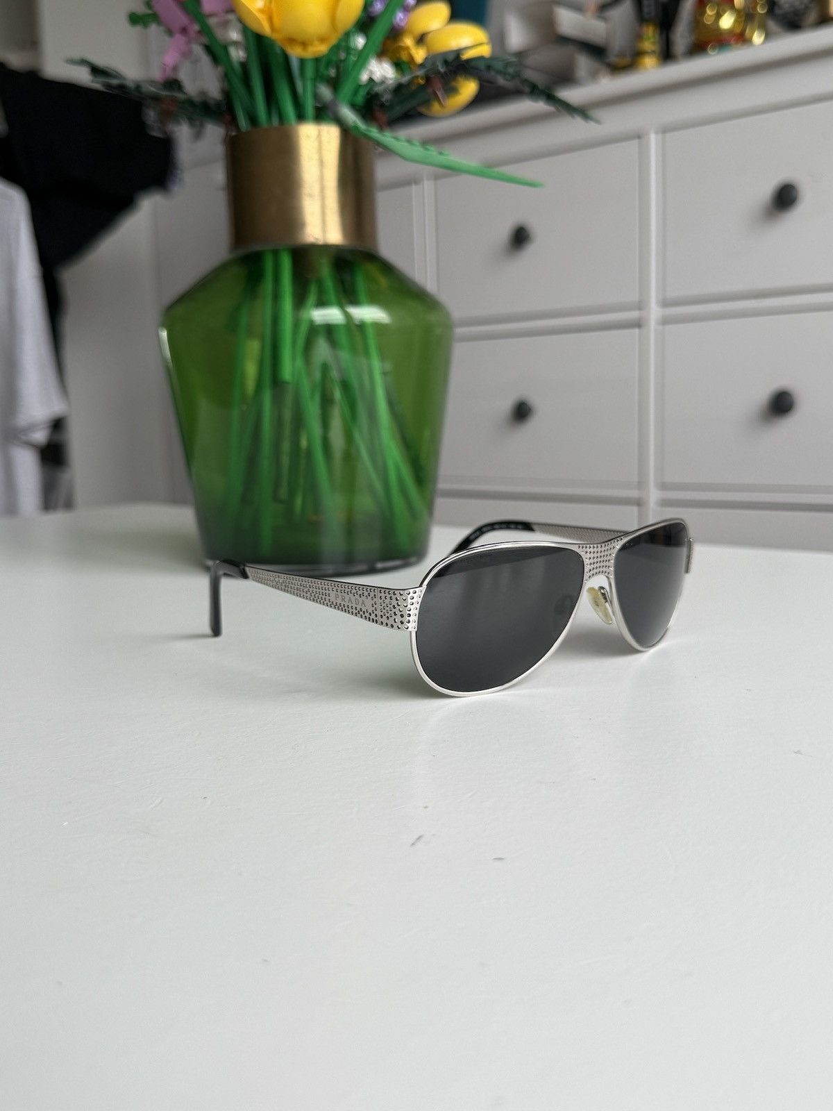 Prada Prada titanium aviator sunglasses designer luxury old money Size ONE SIZE - 1 Thumbnail