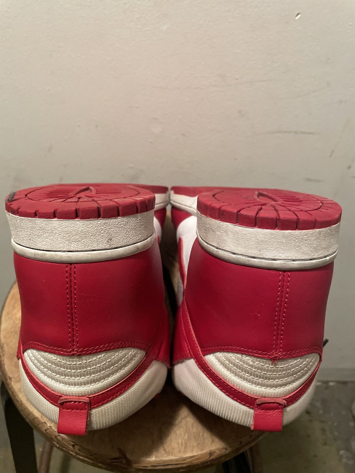 Nike × Vintage 2009 Nike Dunk High St Johns University Red Size US 11.5 / EU 44-45 - 2 Thumbnail
