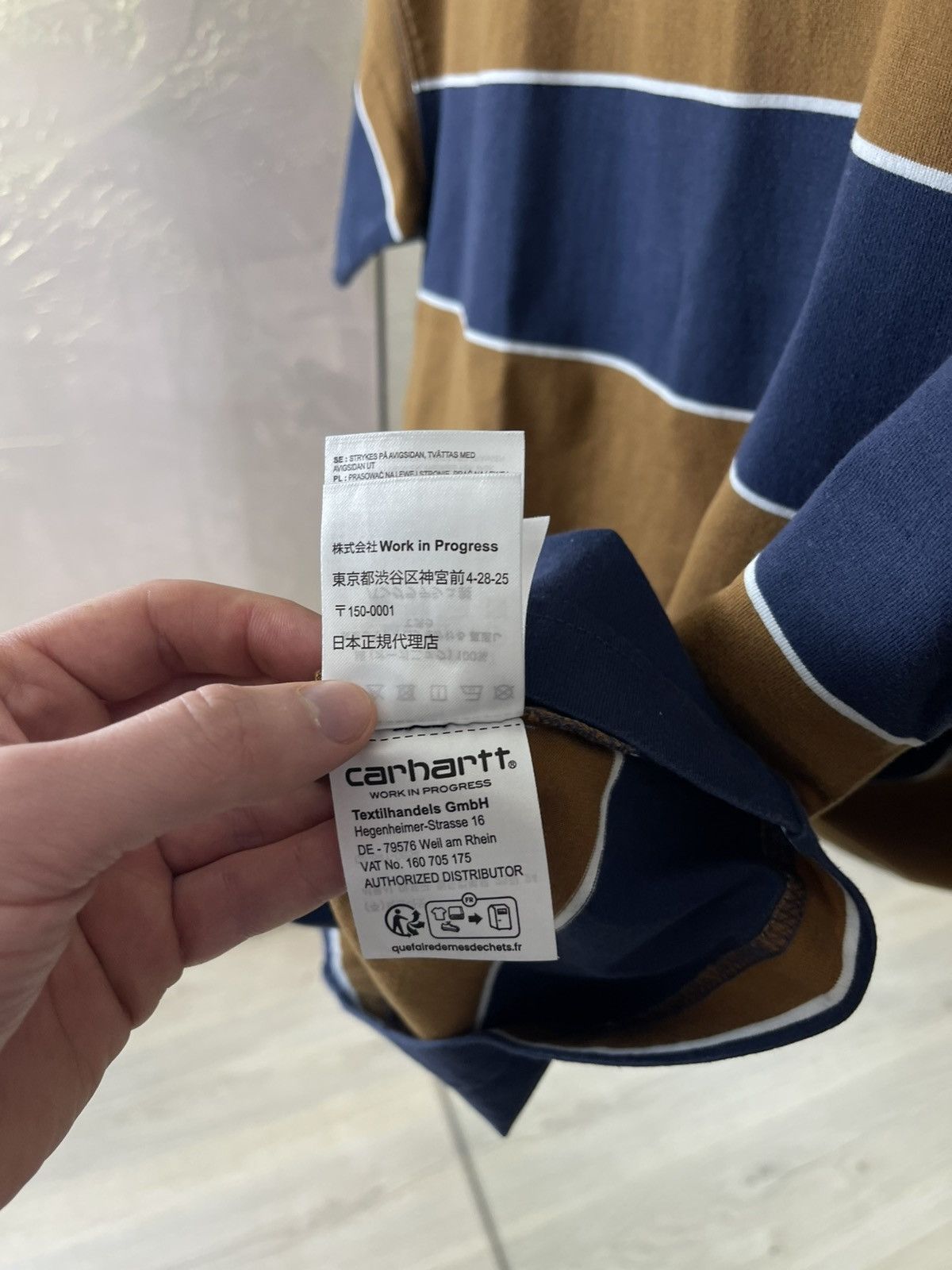 Carhartt Carhartt WIP Quinby Striped Tee Boxy Fit Organic Cotton Size US S / EU 44-46 / 1 - 9 Thumbnail