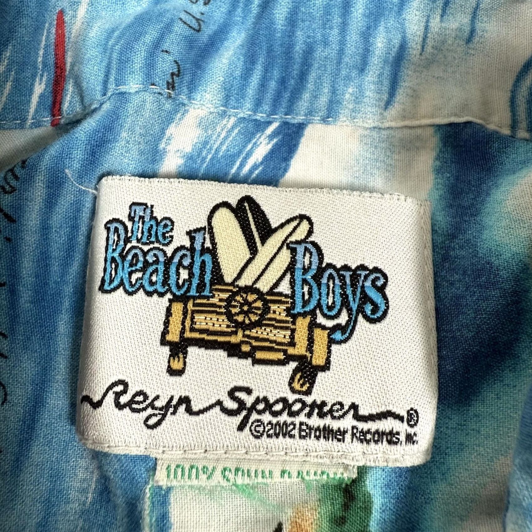 Reyn Spooner VINTAGE Reyn Spooner Shirt Mens Medium Blue The Beach Boys Band Music Hawaiian Shirt Size US M / EU 48-50 / 2 - 7 Thumbnail