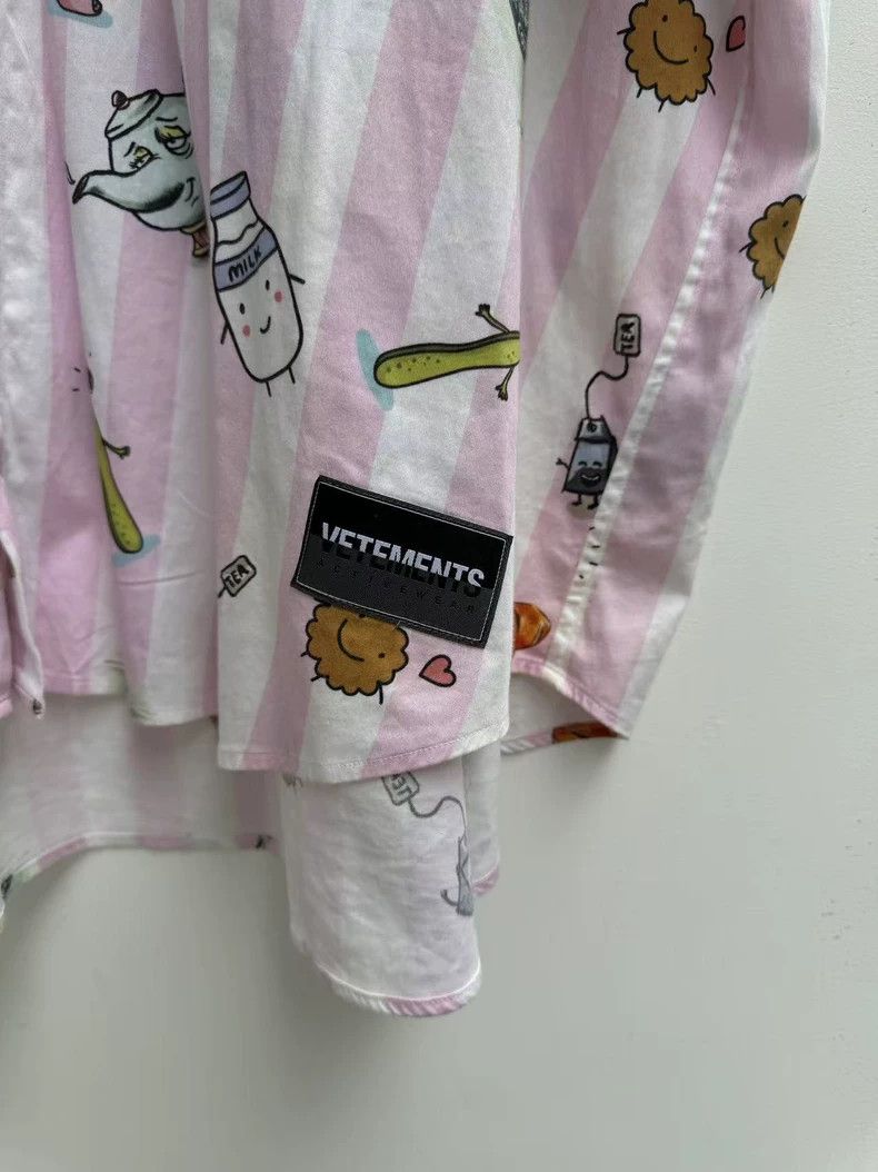 Vetements Vetements 19fw Cartoon Print Short Sleeve Shirt 2502-Nextar Size US M / EU 48-50 / 2 - 5 Thumbnail