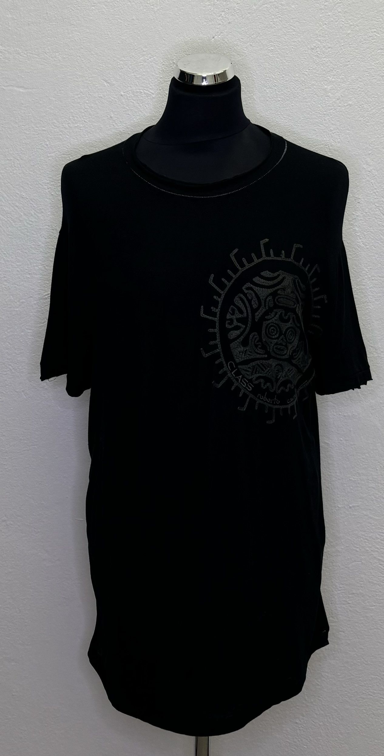 Roberto Cavalli Class Roberto Cavalli Black Sun T-shirt Size. XL Size US XL / EU 56 / 4 - 1 Thumbnail