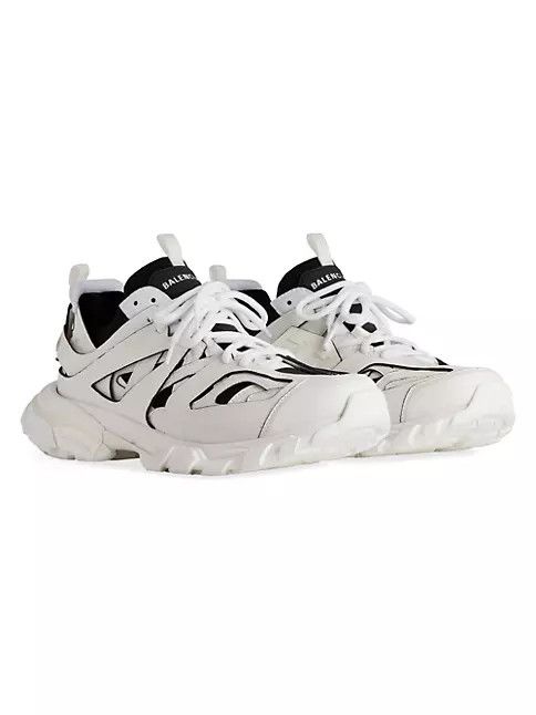 Balenciaga o1mt1gz0724 Track Sock Sneakers in Black/White Size US 8 / IT 38 - 2 Thumbnail